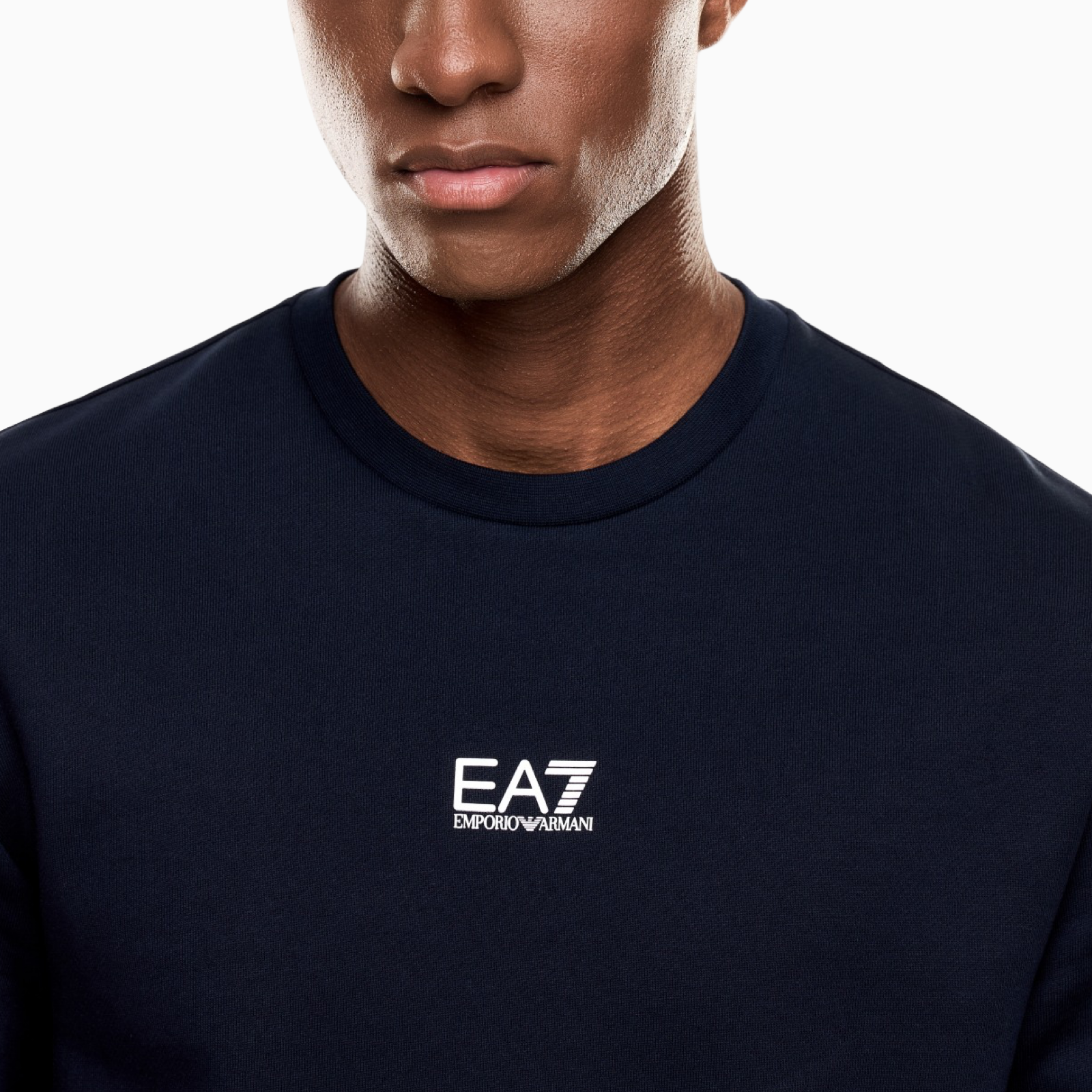 Мъжка синя блуза EA7 Emporio Armani Men Sweatshirt 8NPM34 PJVTZ Close-Up