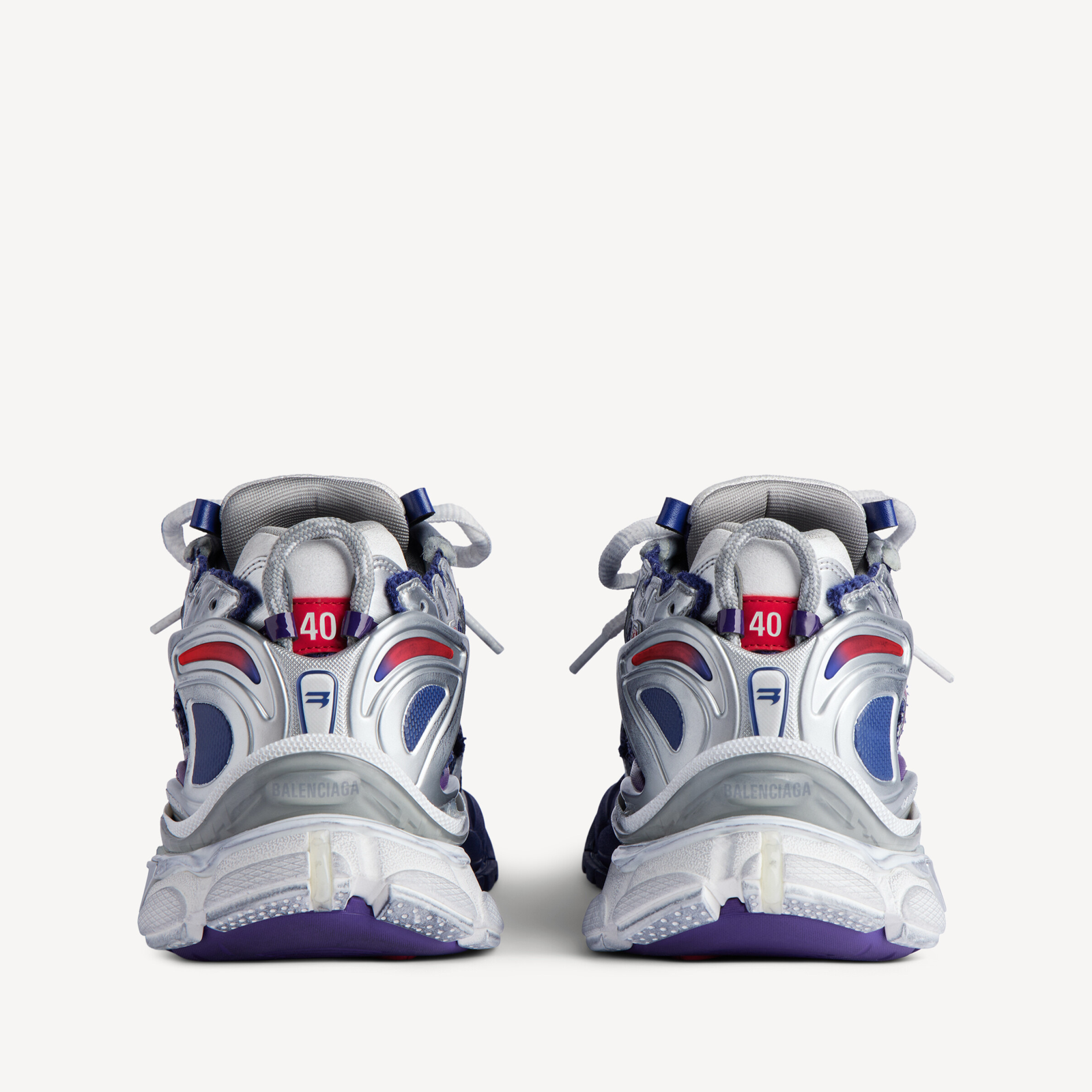 Balenciaga Runner Gradient Sneakers 772774WRUNG4610 Heel View