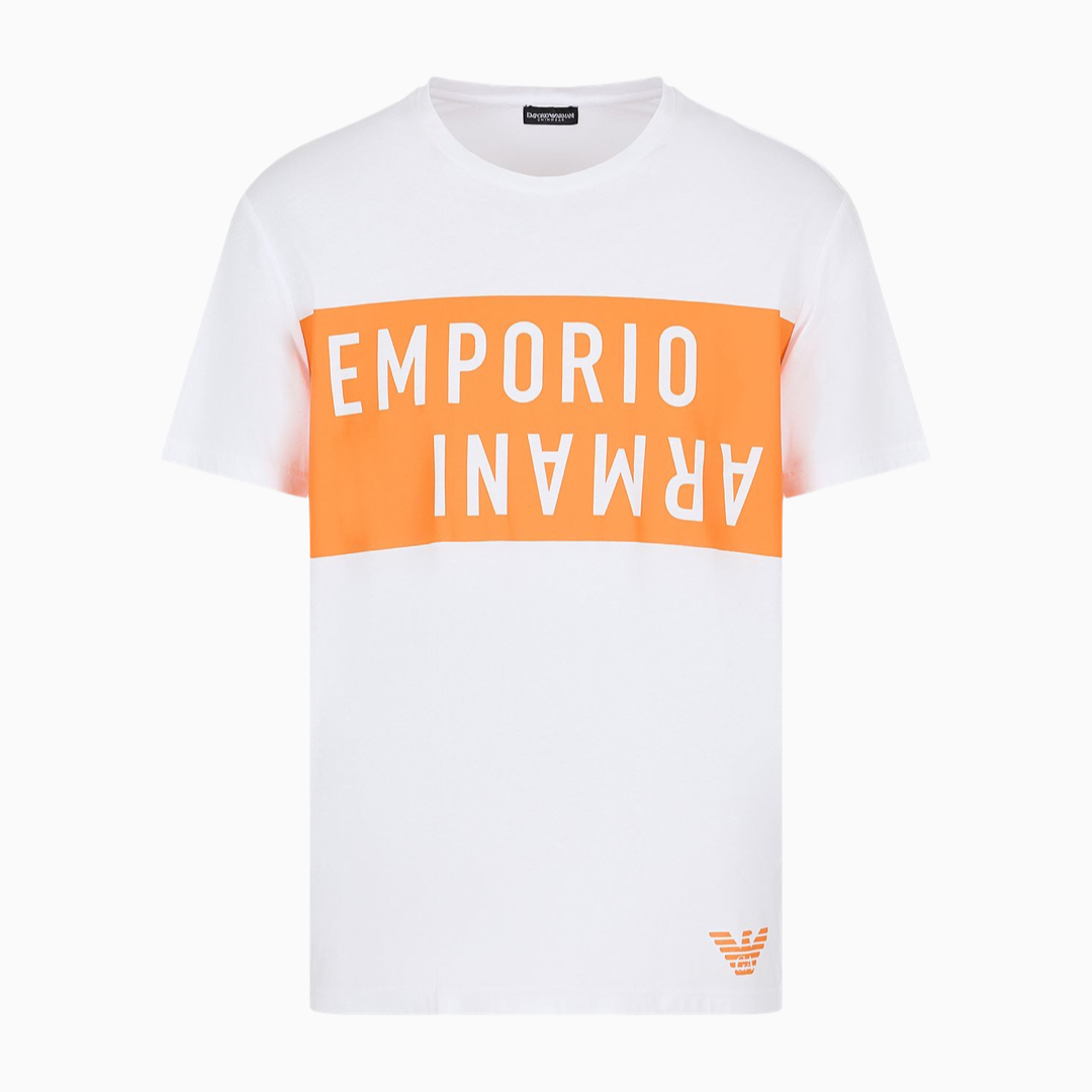 Мъжка тениска Emporio Armani бяла 211818 4R476