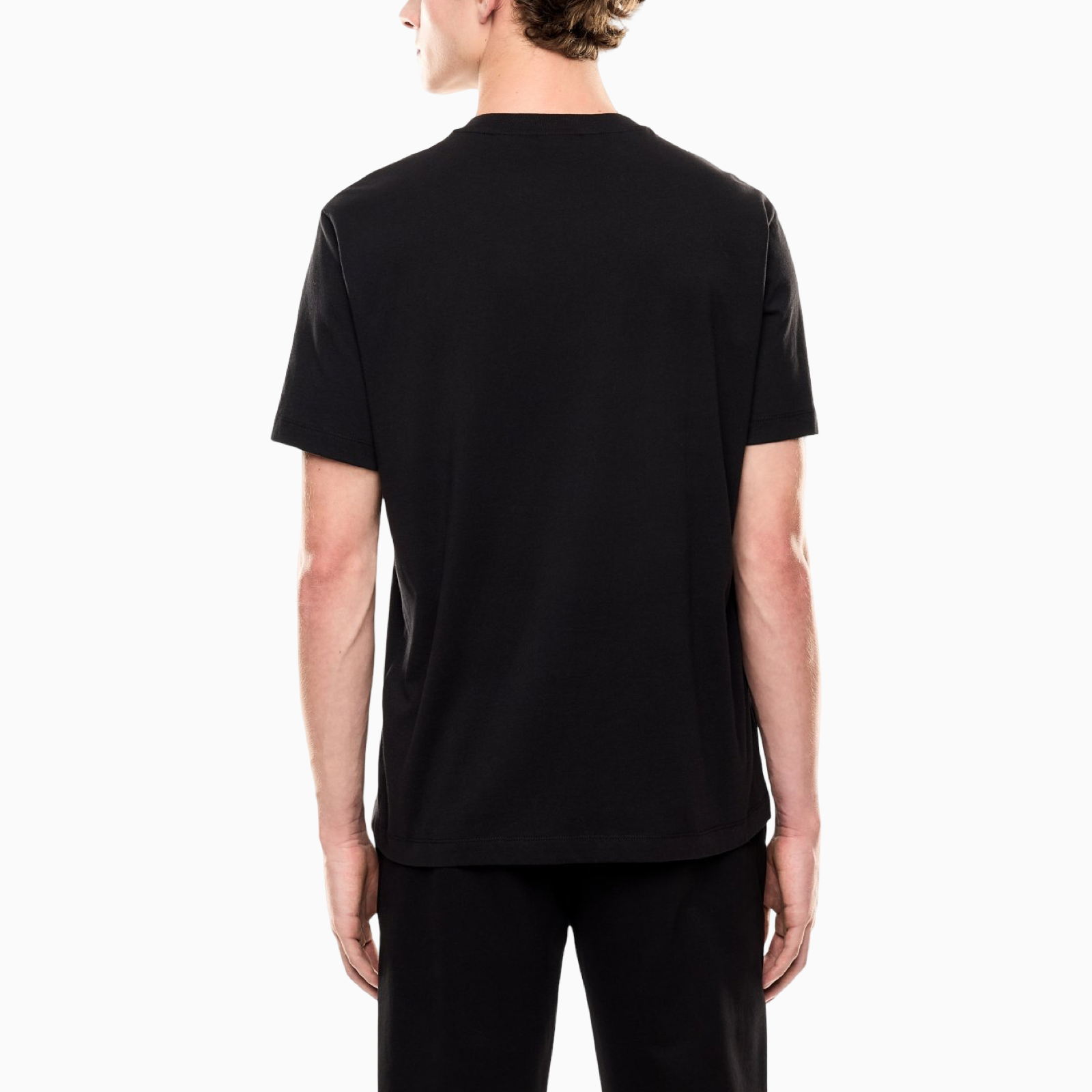 Мъжка черна тениска EA7 Emporio Armani Men T-shirt 7M001189 AF17789 Back View