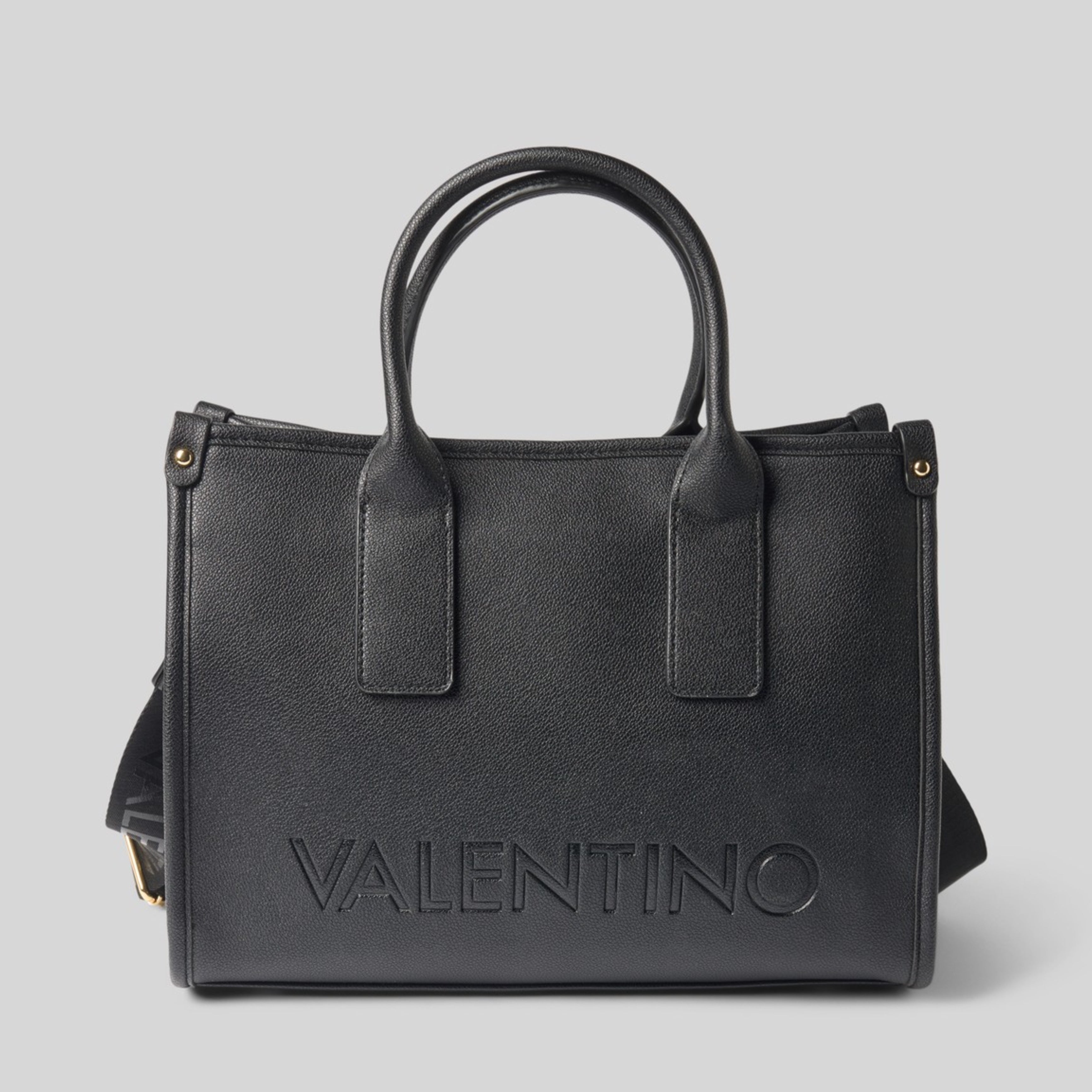 Дамска чанта Women’s handbag Mario Valentino Foxy Re VBS9EO04 Black front view