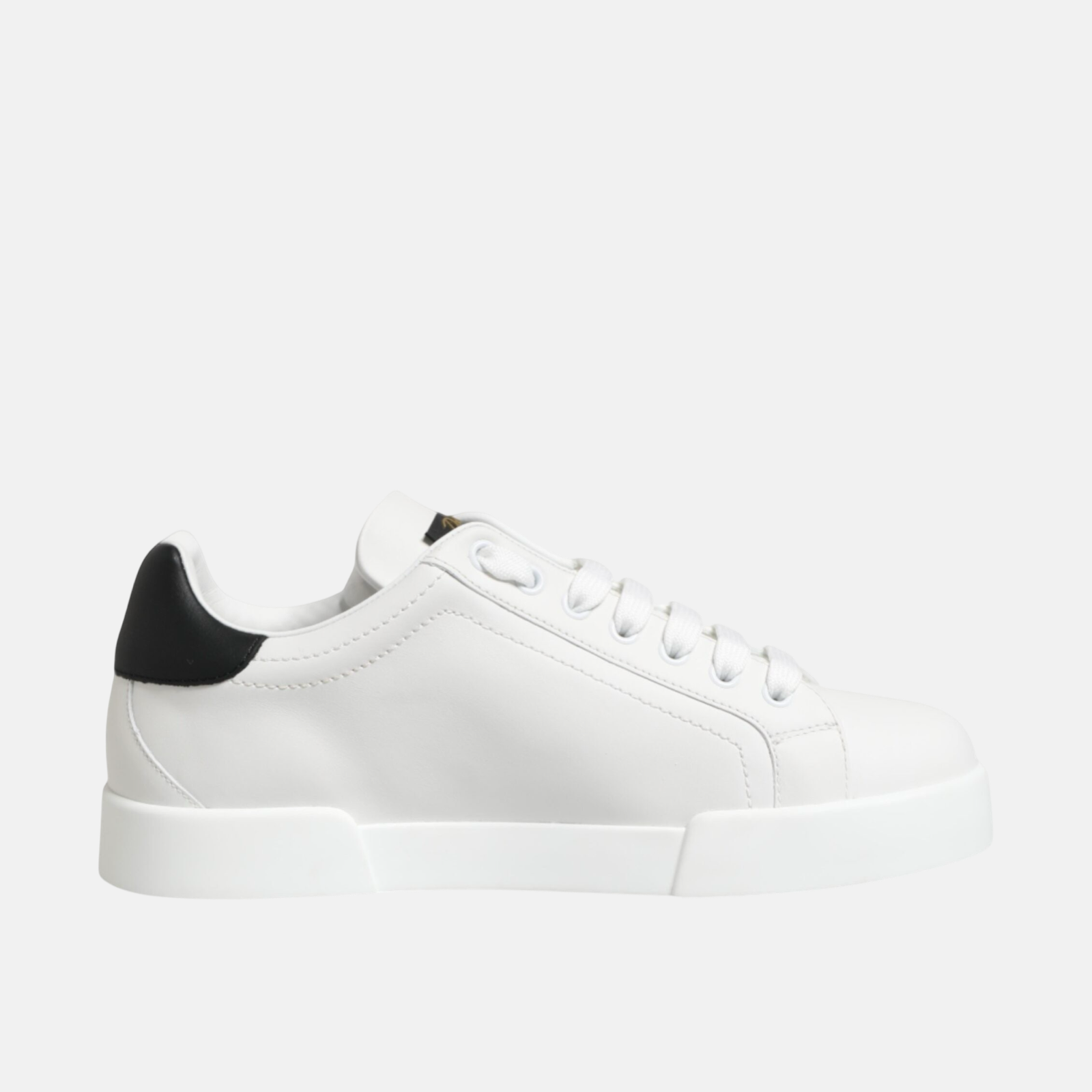 Dolce & Gabbana Portofino Crown Patch Women Sneakers Medial View