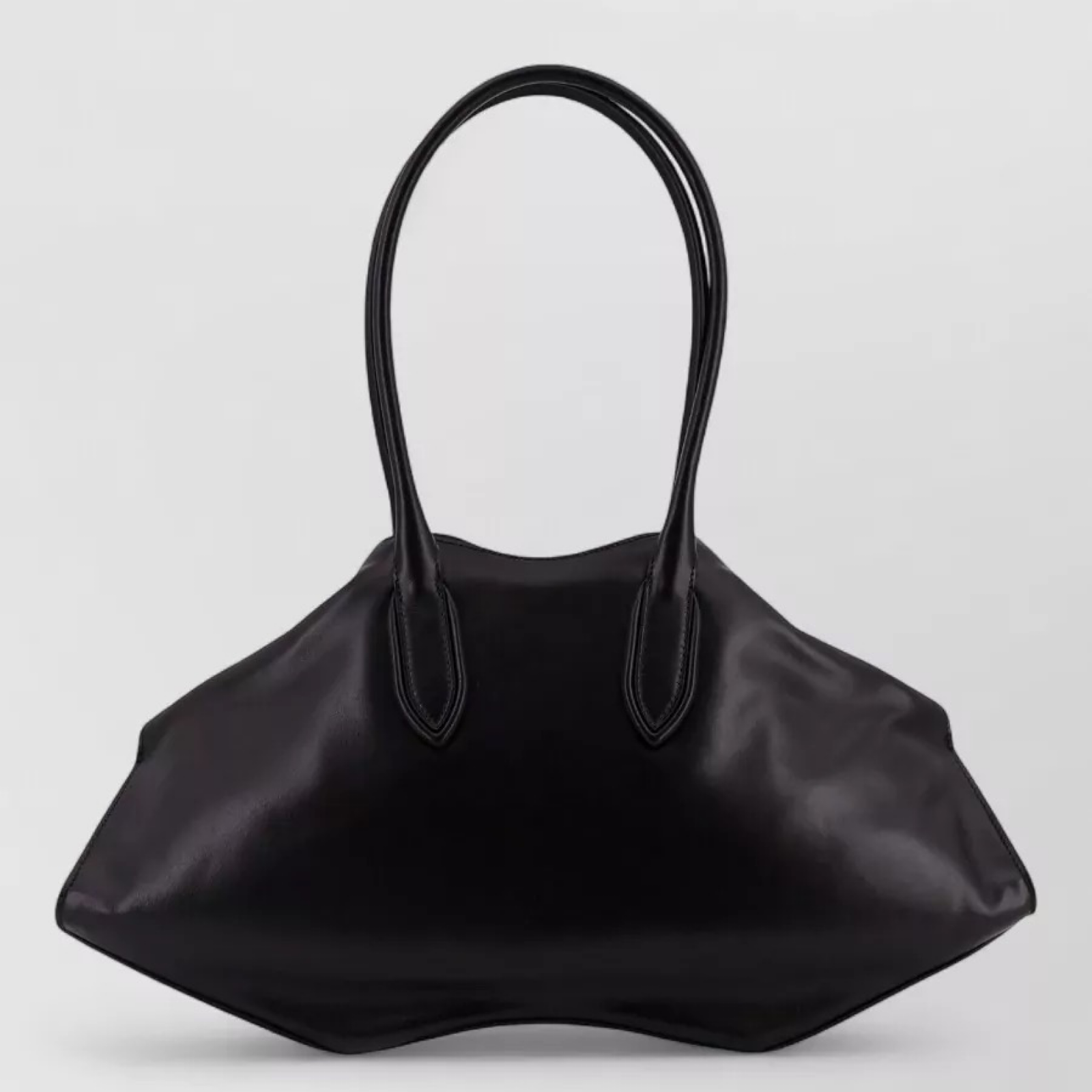 Дамска чанта Alexander McQueen Manta Leather Shoulder Bag 8559971VDXA1000 Back View