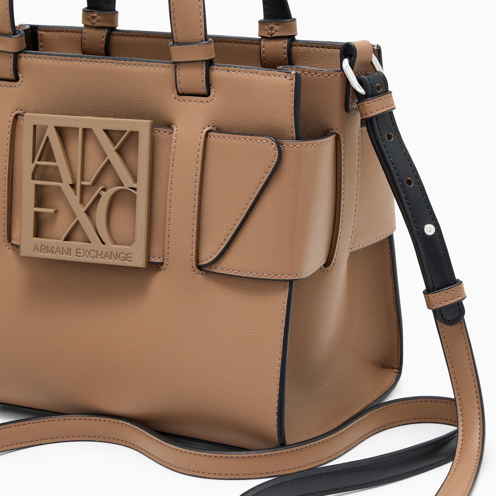 Дамска кафява чанта Armani Exchange Women Handbag 9426900A874 U6186 Close-Up