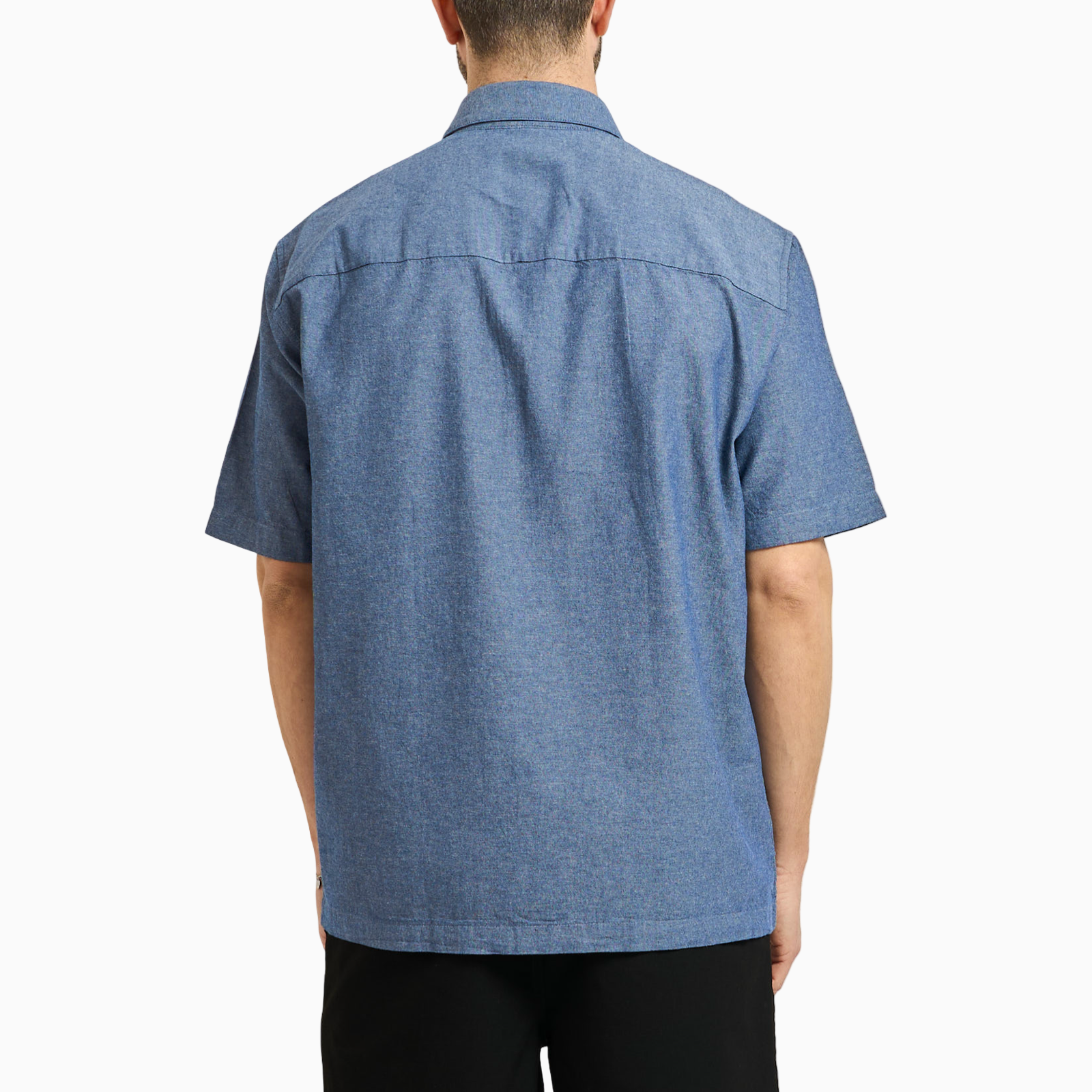 Мъжка синя риза Armani Exchange Men Shirt XM002283 AF22712 MB001 Back View