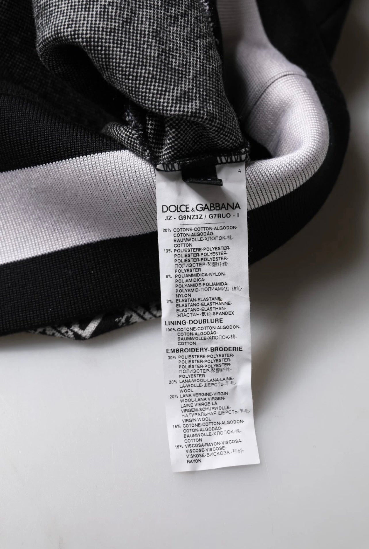 Мъжка памучна блуза Men’s sweatshirt DOLCE & GABBANA G9NZ3Z G7RUO S9000