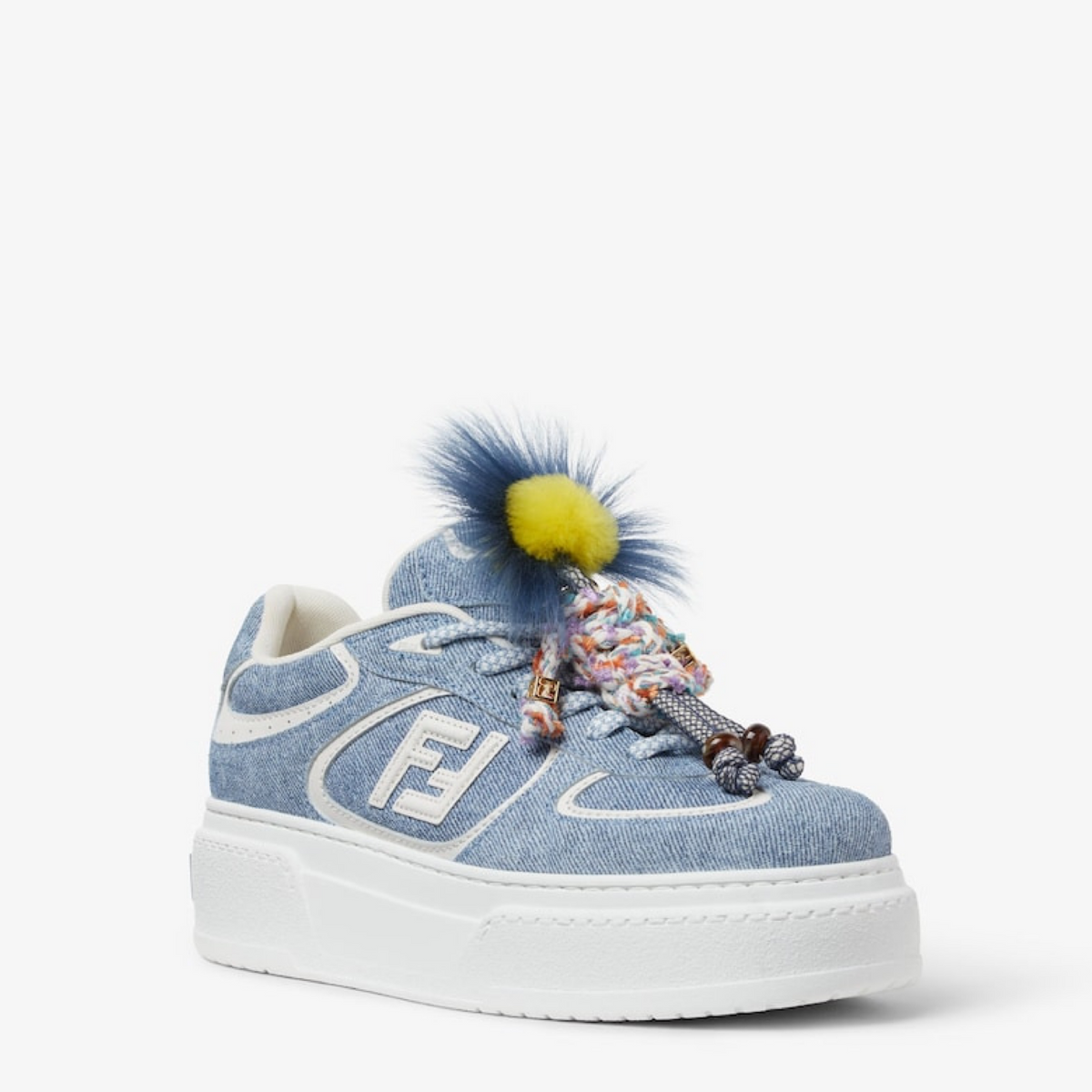 Fendi Match Sneakers 8E8721AYFKF1V7U Lateral View