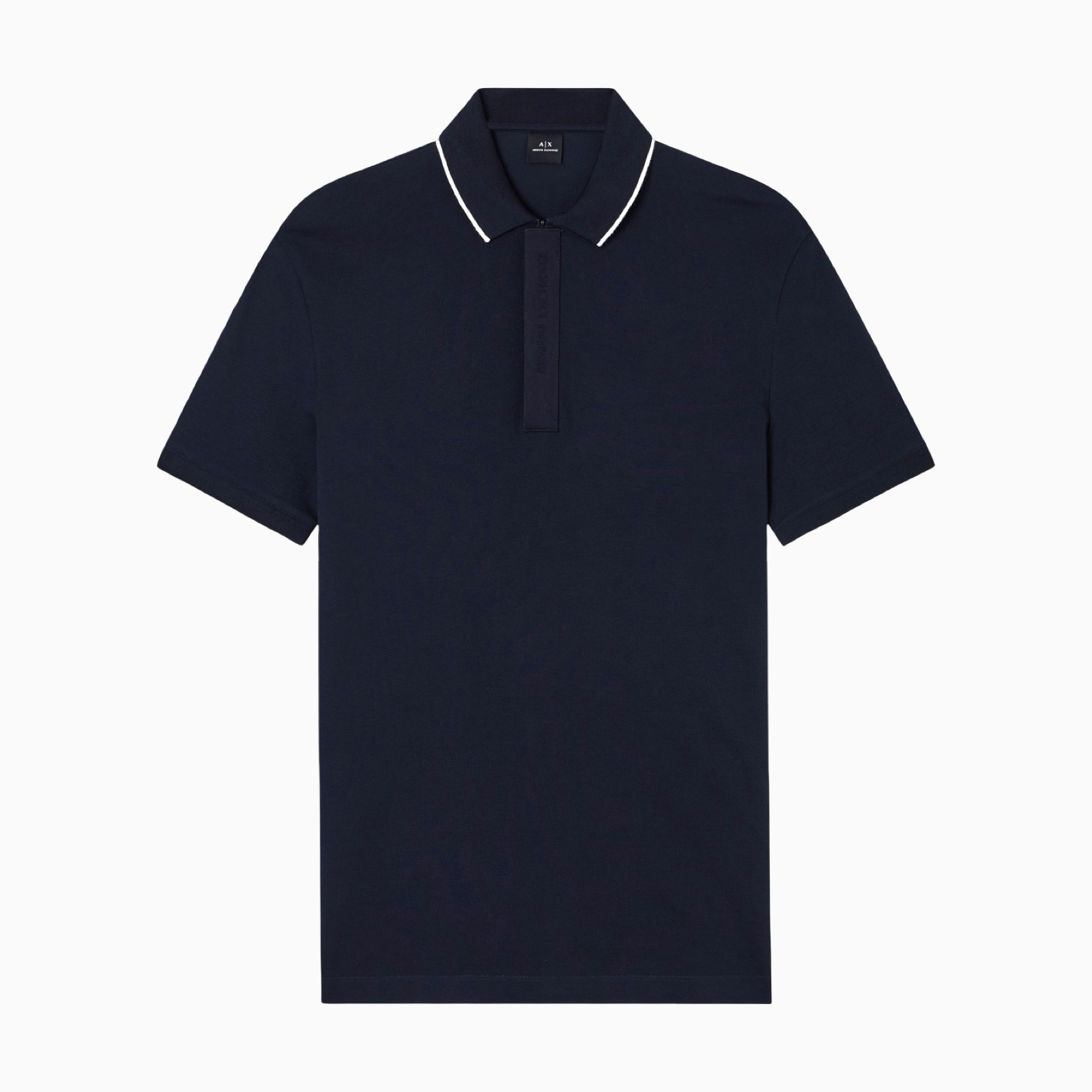 Мъжка тъмно синя тениска Armani Exchange Men Polo XM001285 AF10366 UB101 Front View
