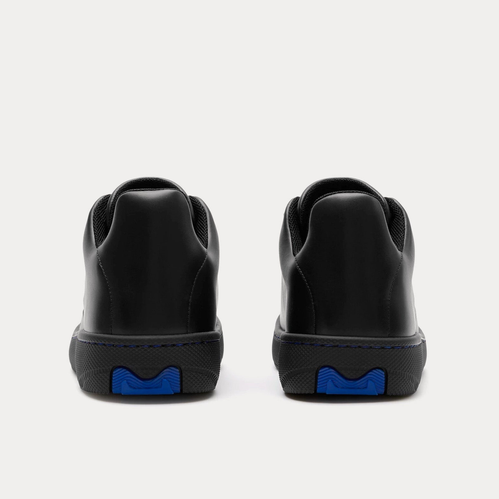 Burberry Box Leather Men Sneakers Heel View