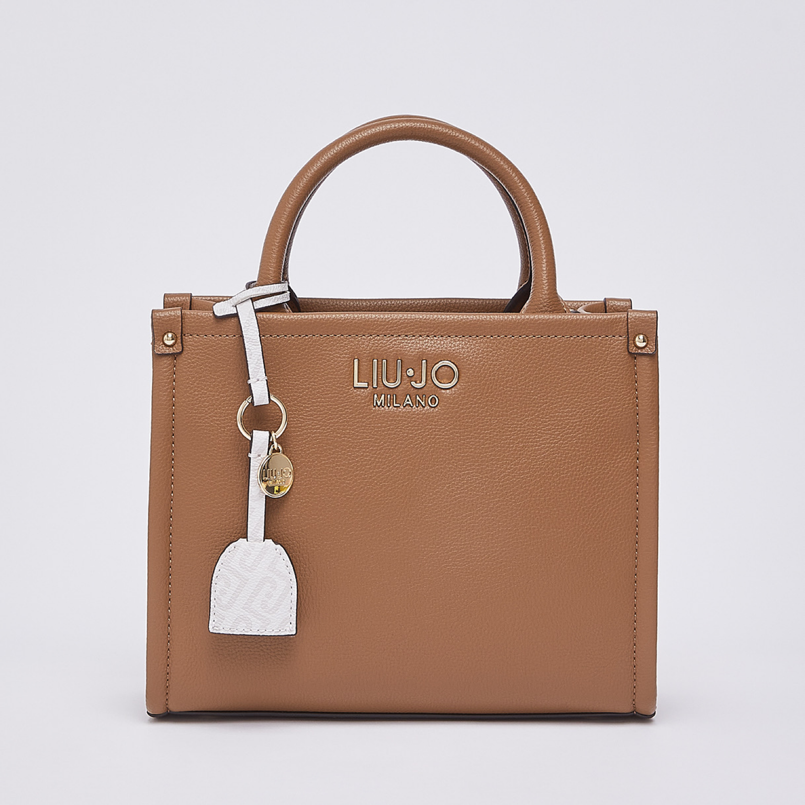 Дамска кафява чанта Liu Jo Women Small Handbag With Charm AA6192 E1012 X0742 Front View
