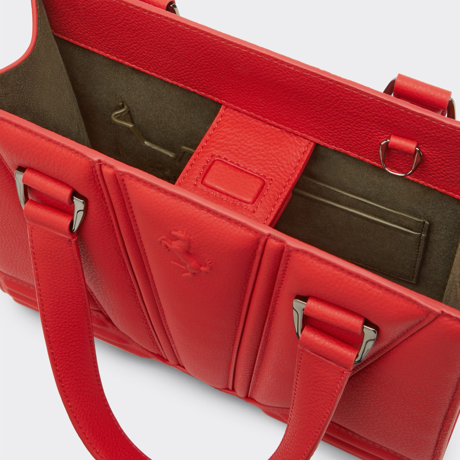 Дамска червена чанта Ferrari Women Mini Handbag
