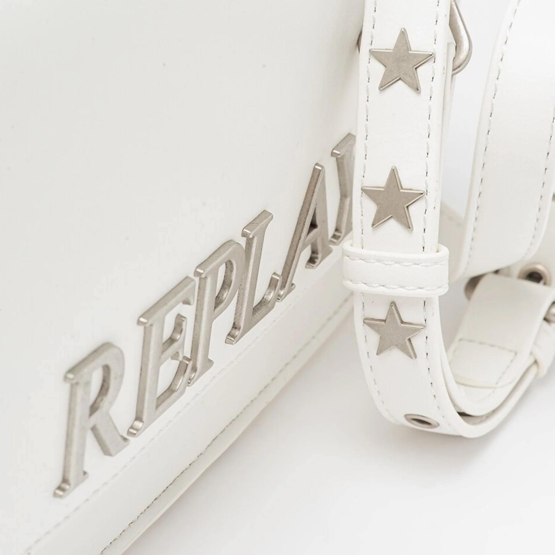 Дамска бяла чанта Replay Women Shoulder Bag FW3000.001.A0362B Close-Up