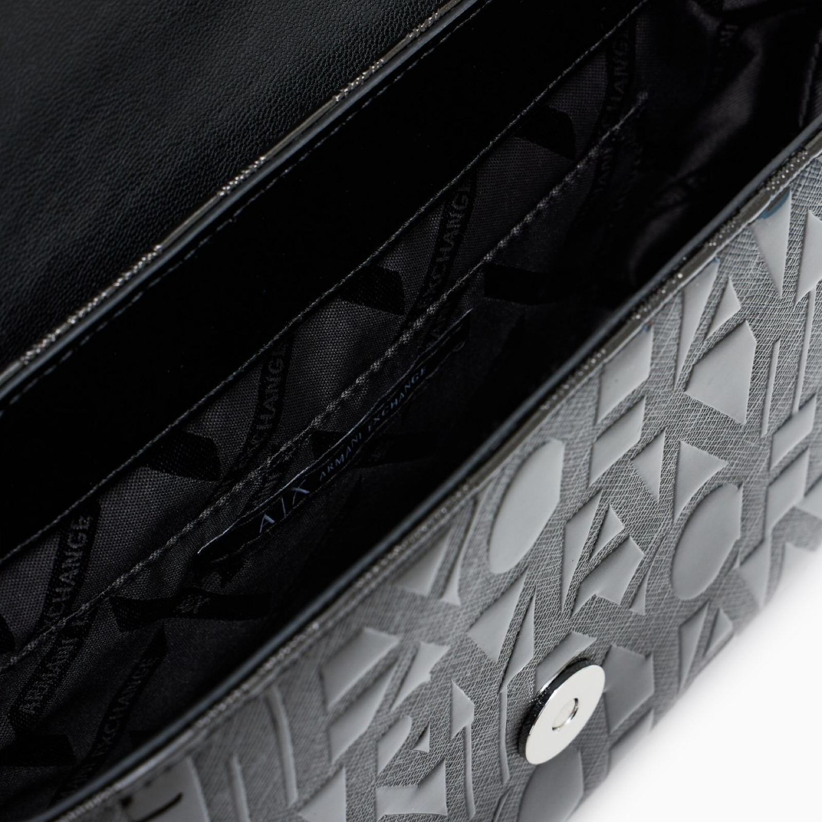 Мъжка черна чанта Armani Exchange Women Crossbody Bag XW001577 AF15774 Inside View