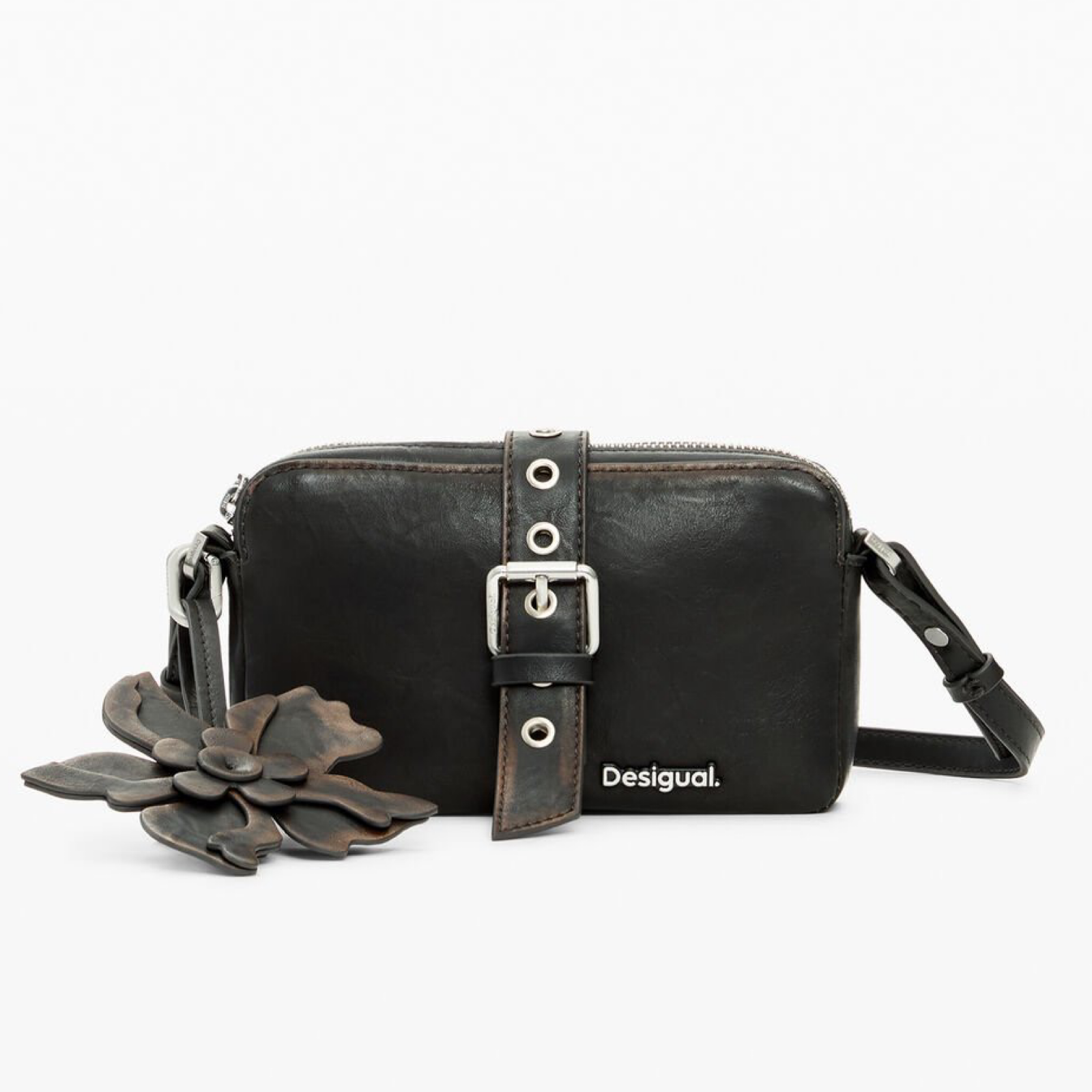 Дамска кафява чанта Desigual Women Crossbody Bag 26SAYP08 6009 Front View