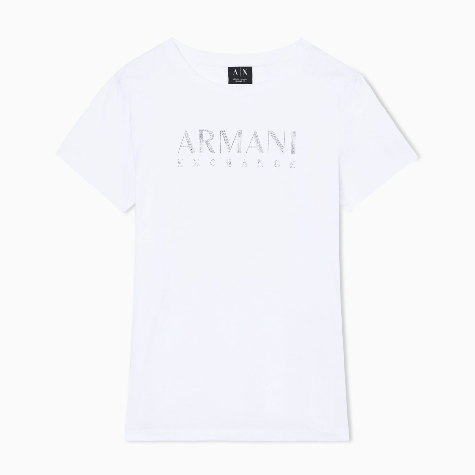 Дамска бяла тениска Armani Exchange Women T-shirt XW002294 AF17172 U0002 Front View