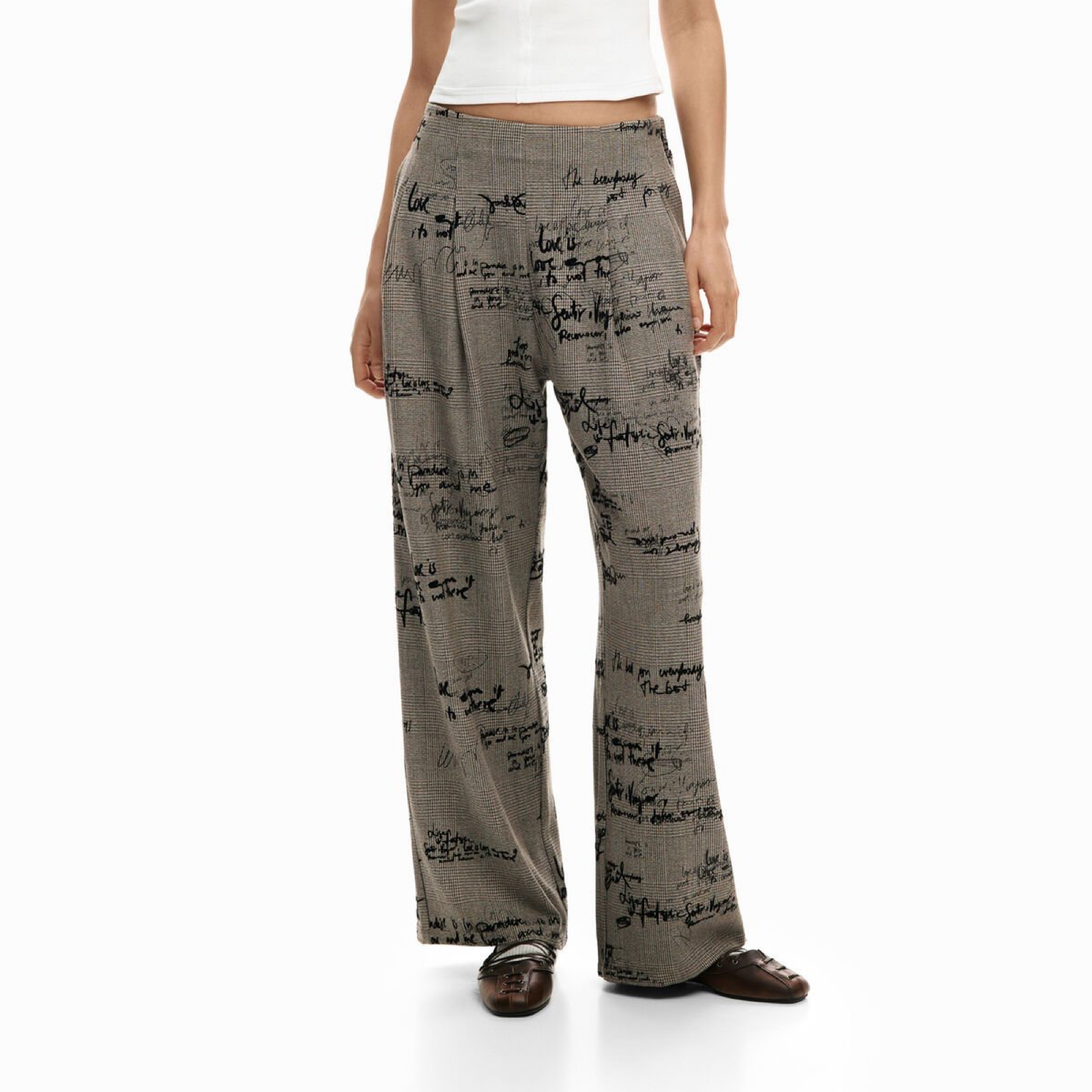 Дамски панталон Desigual Women Trousers 26SWPW39 2007 Front View