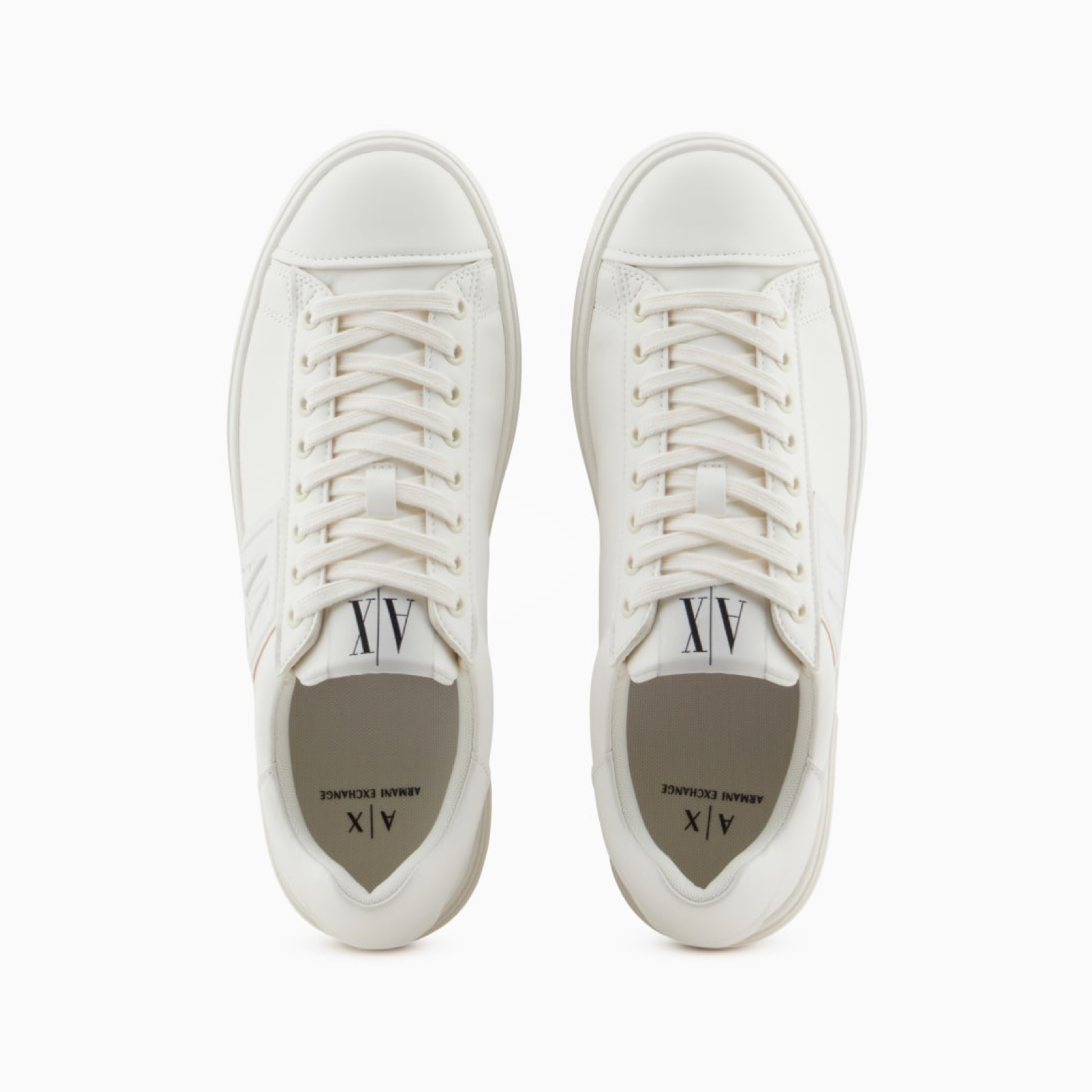 Мъжки бели кецове Armani Exchange Men Sneakers XM001990 AF17451 Top View