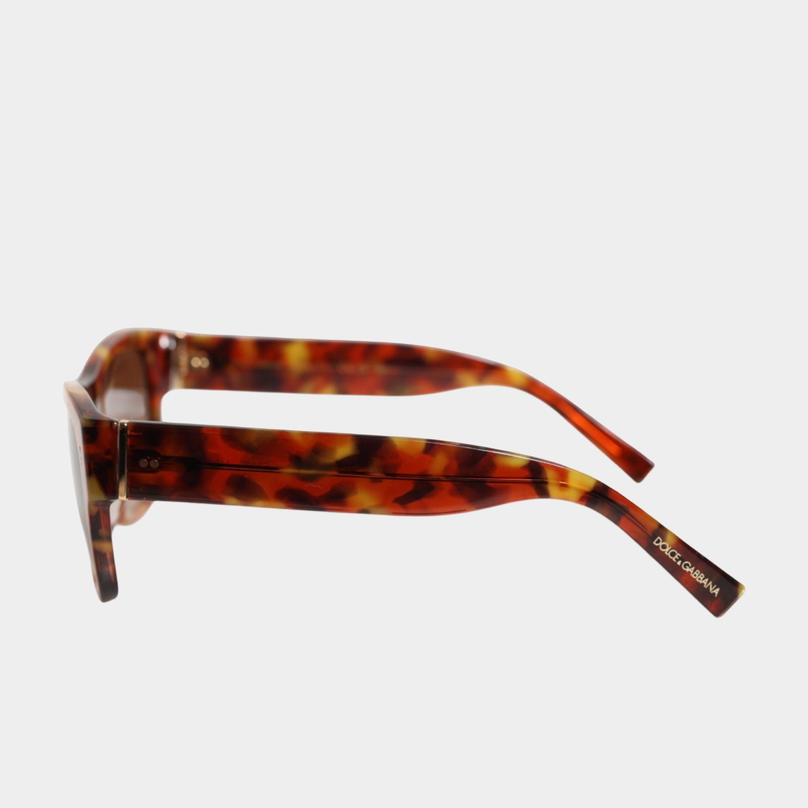 Dolce & Gabbana Havana DG4338F Sunglasses Side View