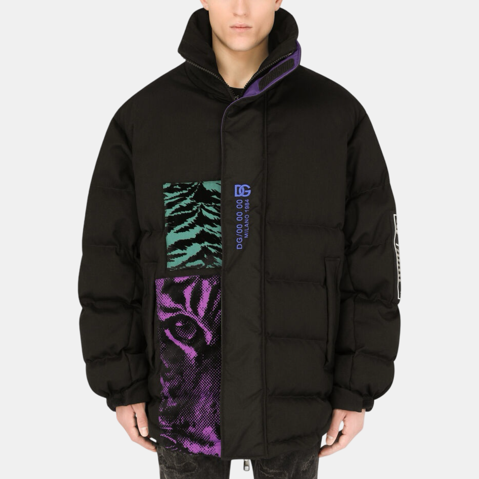 Dolce & Gabbana Puffer Men Jacket I9AD8Z G7CY8 HVIIN Front View