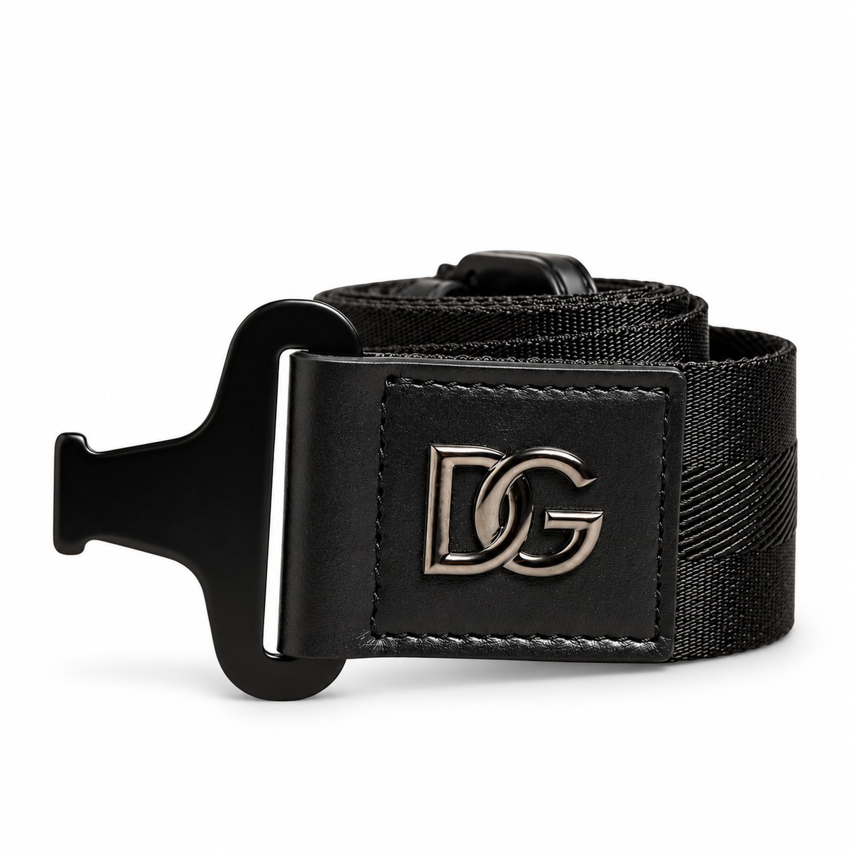 Men's belt Dolce & Gabbana SKU: BC4726 AY998 coiled front view