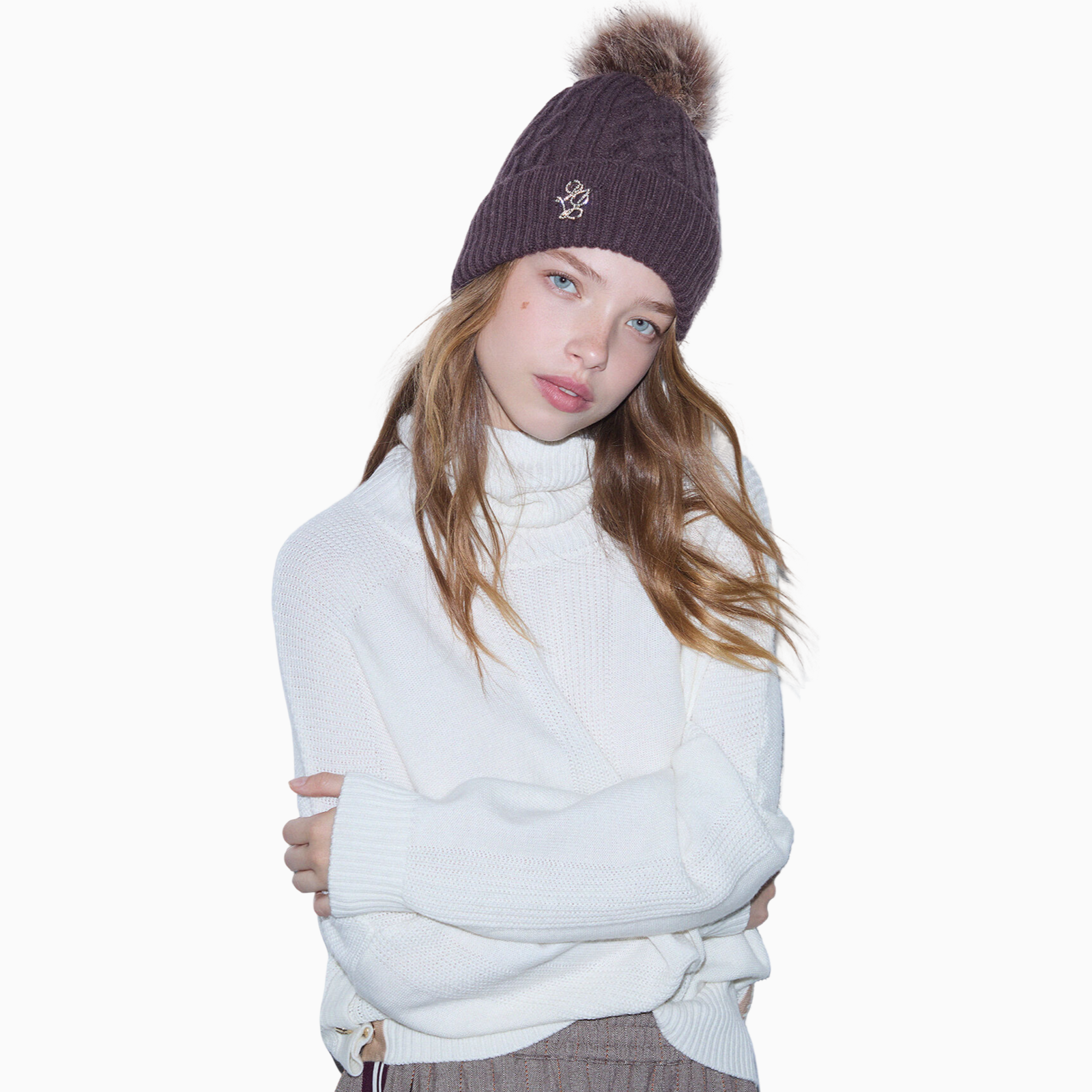 Дамска зимна шапка Liu Jo Women Winter Hat 2F6008 MA33S 00533 Model View