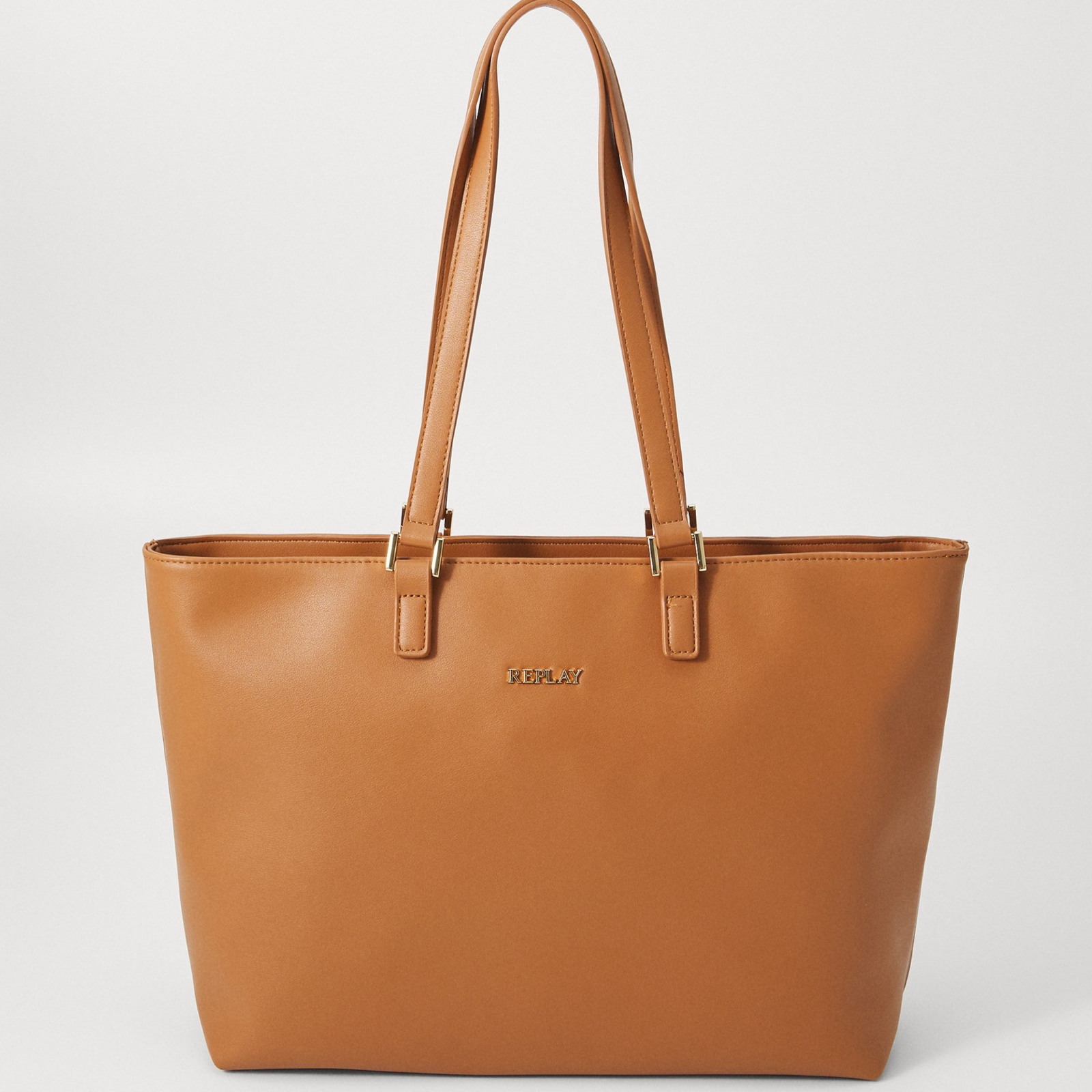 Дамска кафява шипинг чанта Replay Women Shopping Bag FW3333.006.A0500D Front View