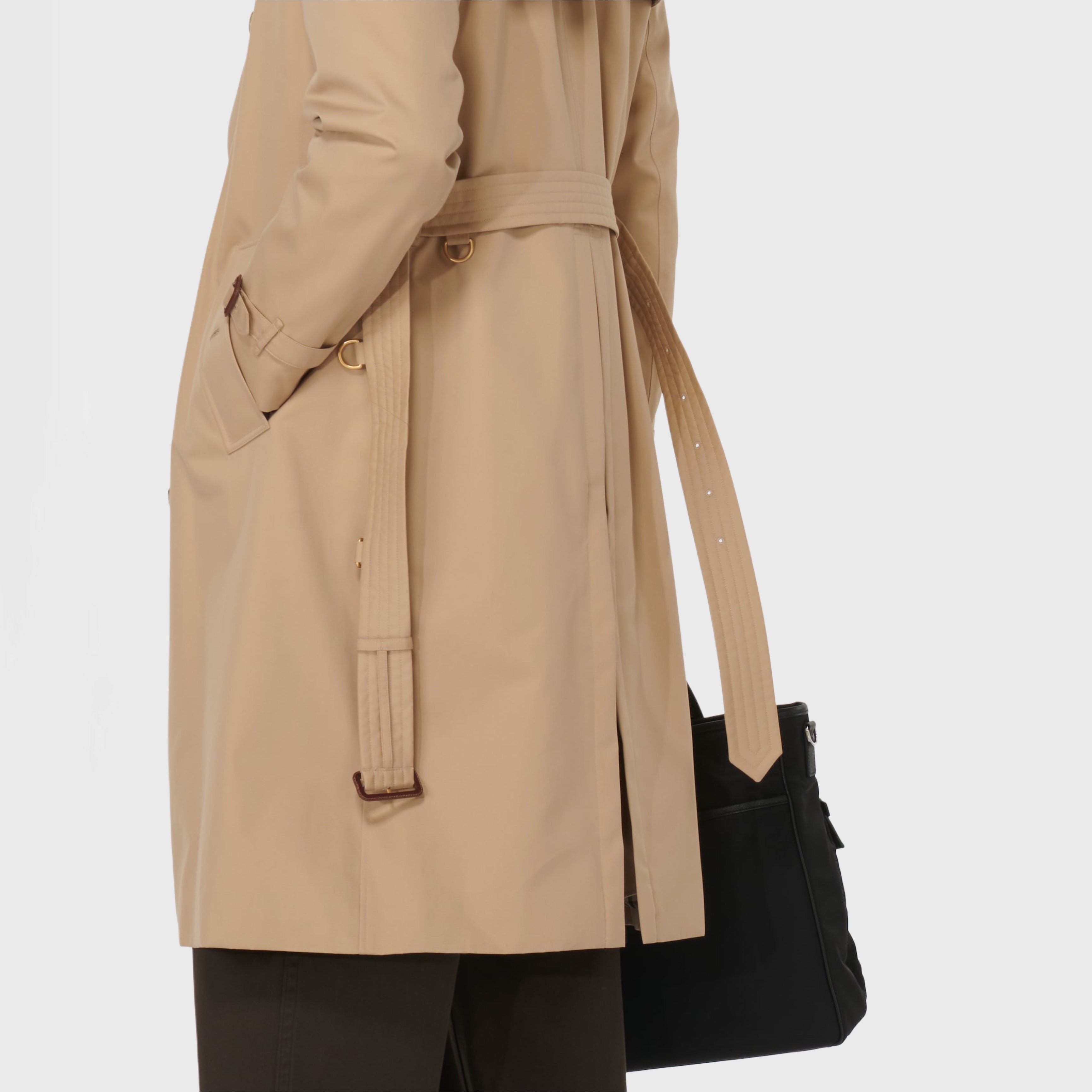 Мъжки луксозен тренчкот от 100 % памук в бежово Men’s cotton gabardine Kensington trench coat Burberry