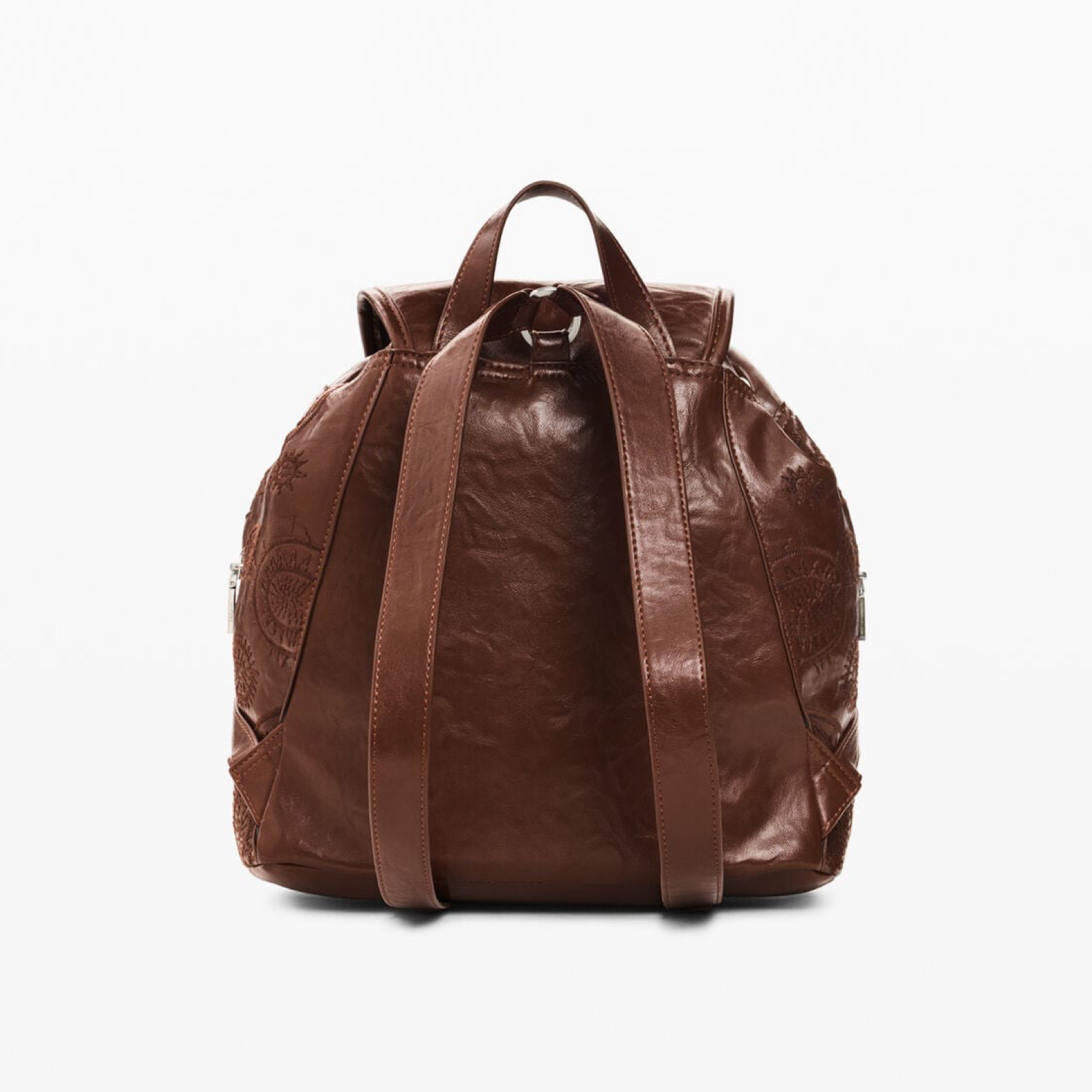 Дамска кафява раница Desigual Women Rucksack 26WAKP26 6011 Back View