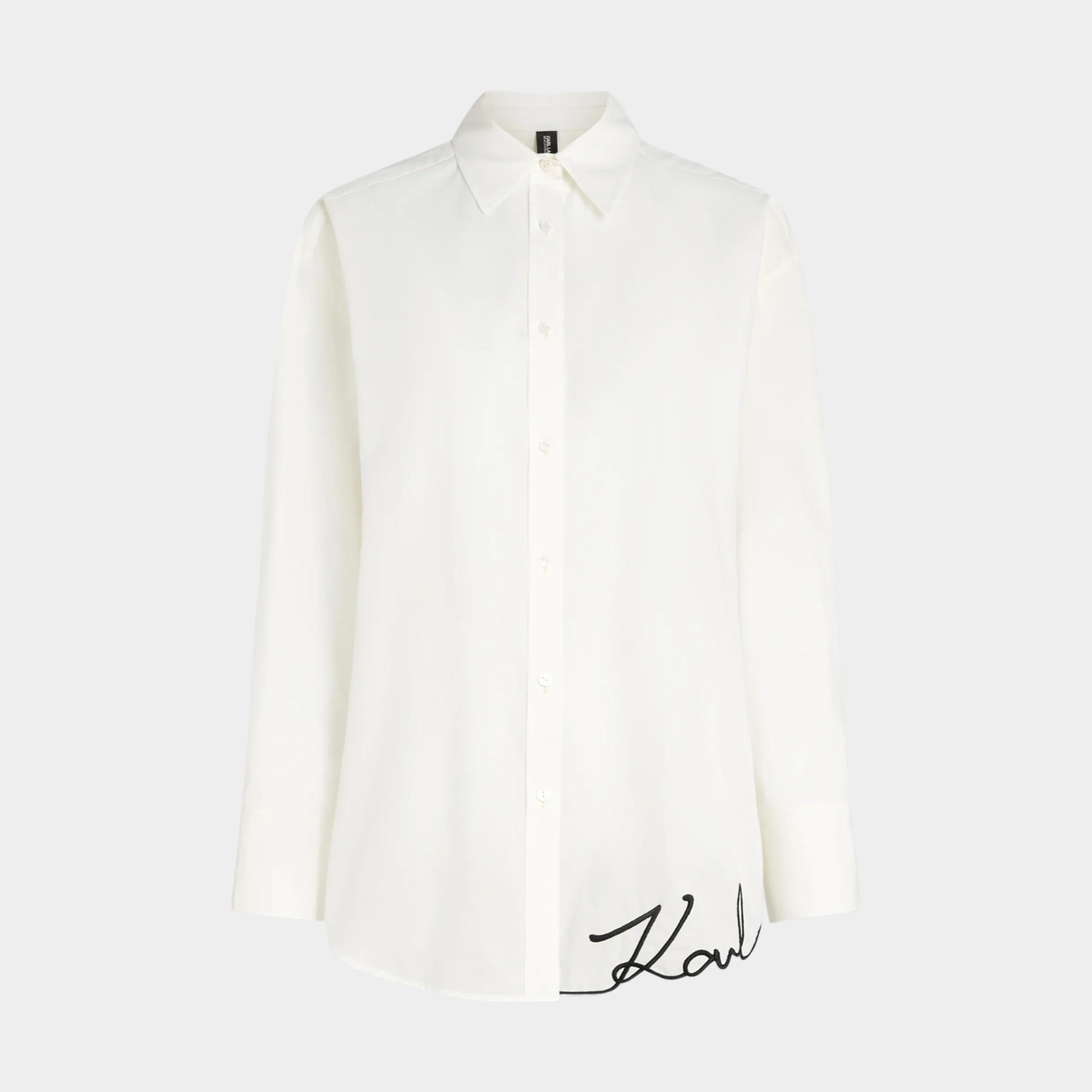 Дамска плажна риза Karl Lagerfeld Jeans Oversized Beach Shirt B2W46034 B09 Front View