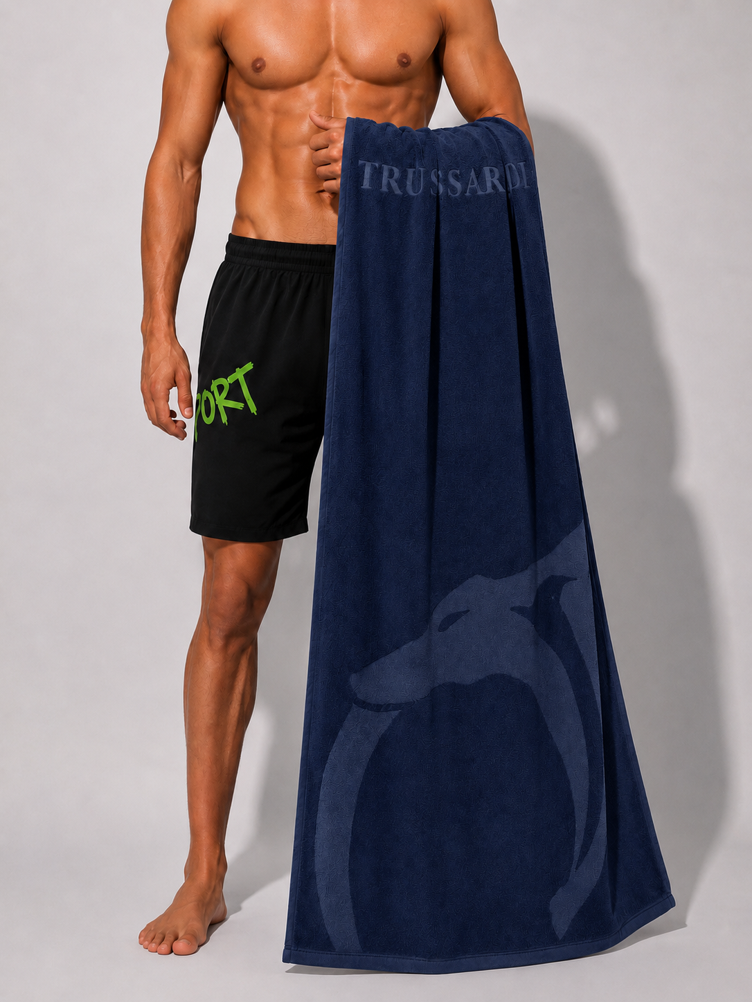 Плажна кърпа Beach towel Trussardi
TRU2MTW01 14 Dark Blue lifestyle view