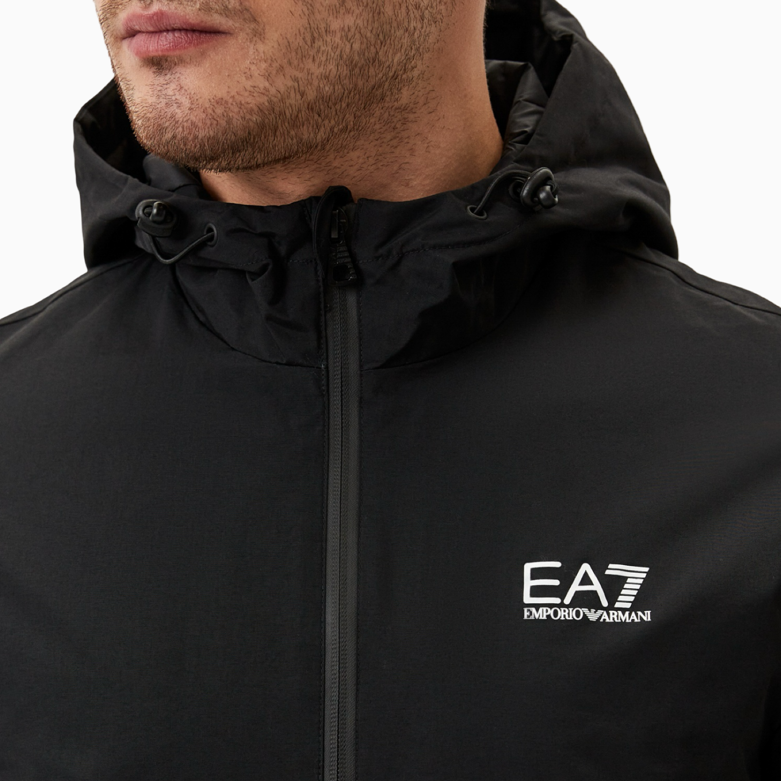 Мъжко черно яке EA7 Emporio Armani Men Jacket 8NPB21 PNFZZ Close-Up