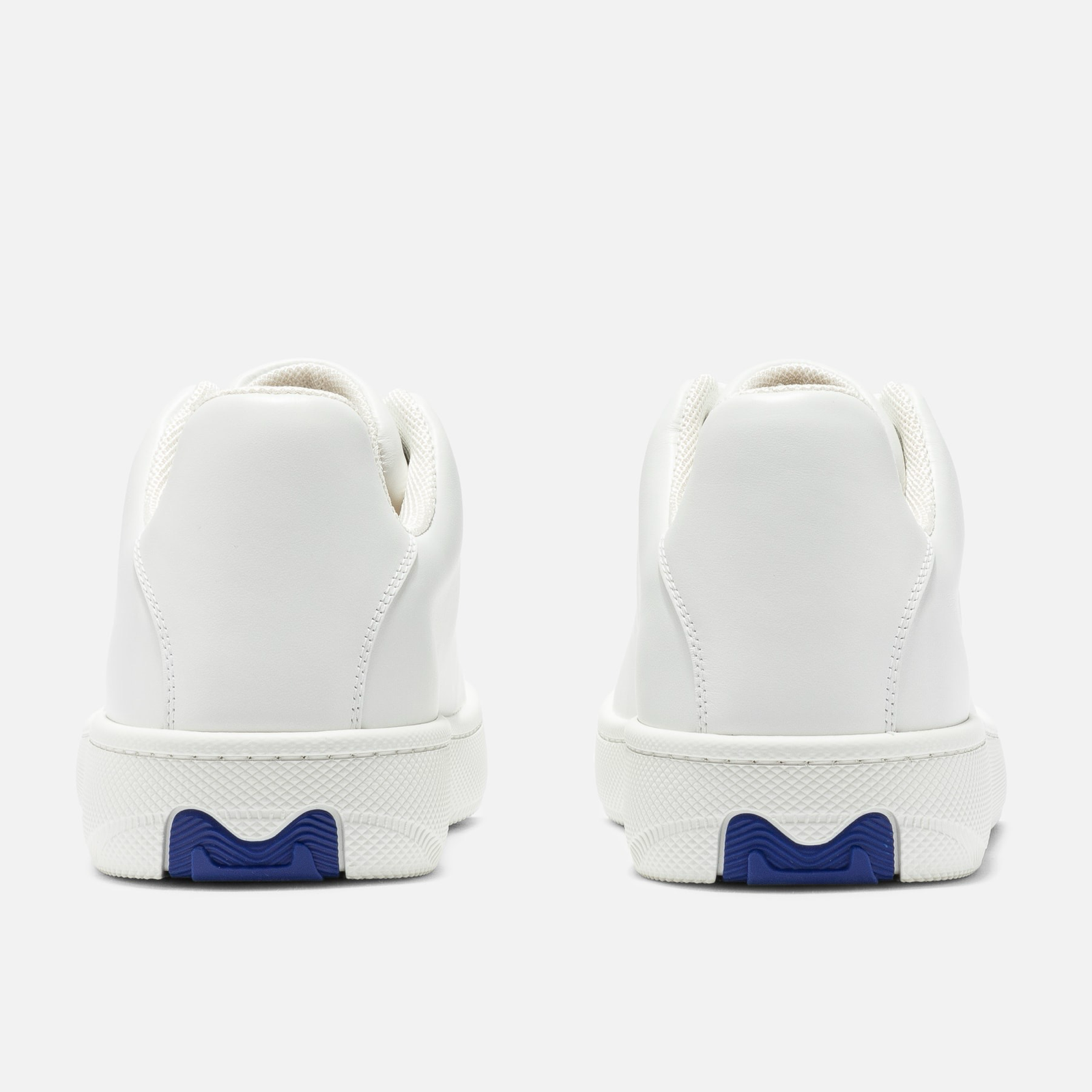 Burberry Box Leather Men Sneakers Heel View