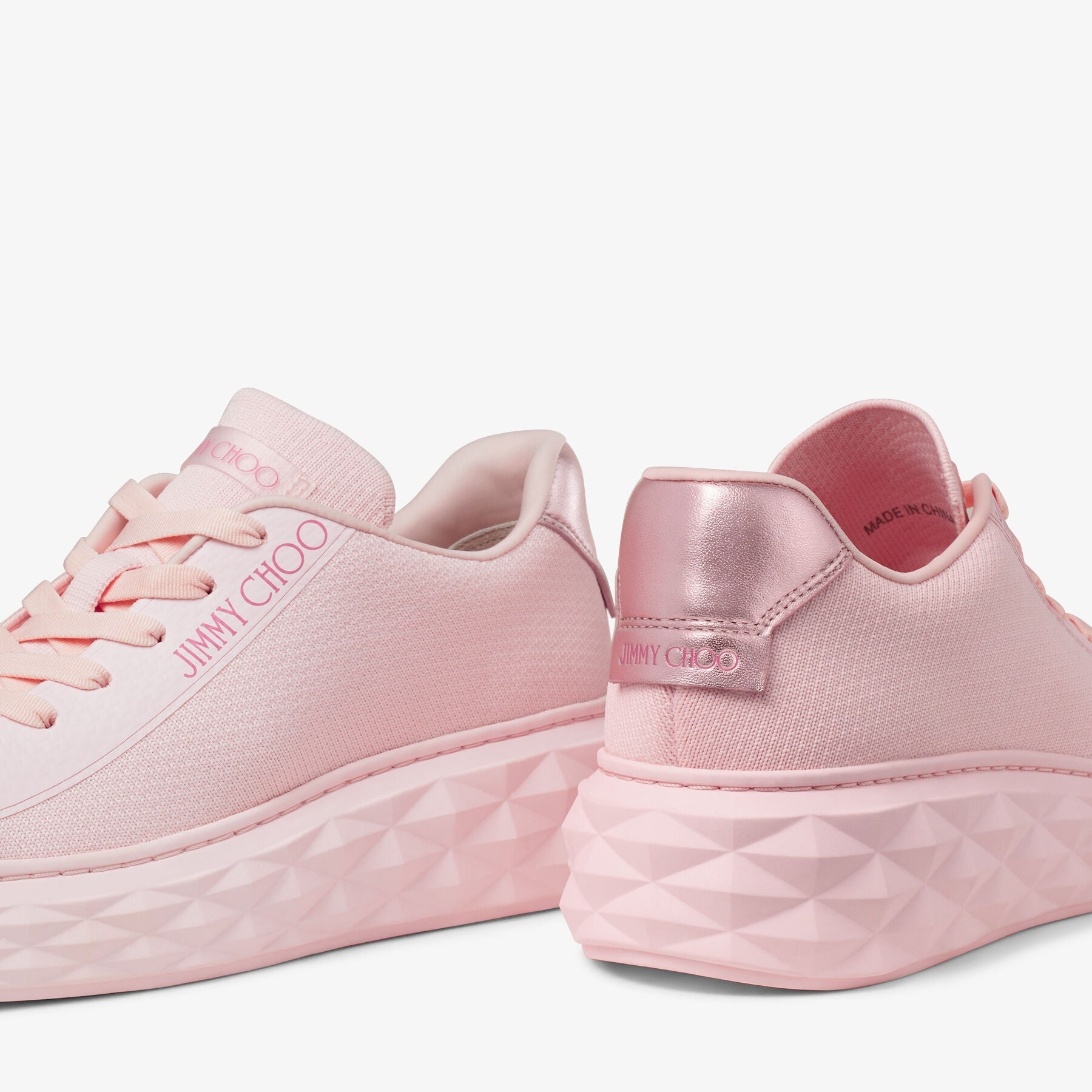 Jimmy Choo Diamond Light Maxi Sneakers Close-Up