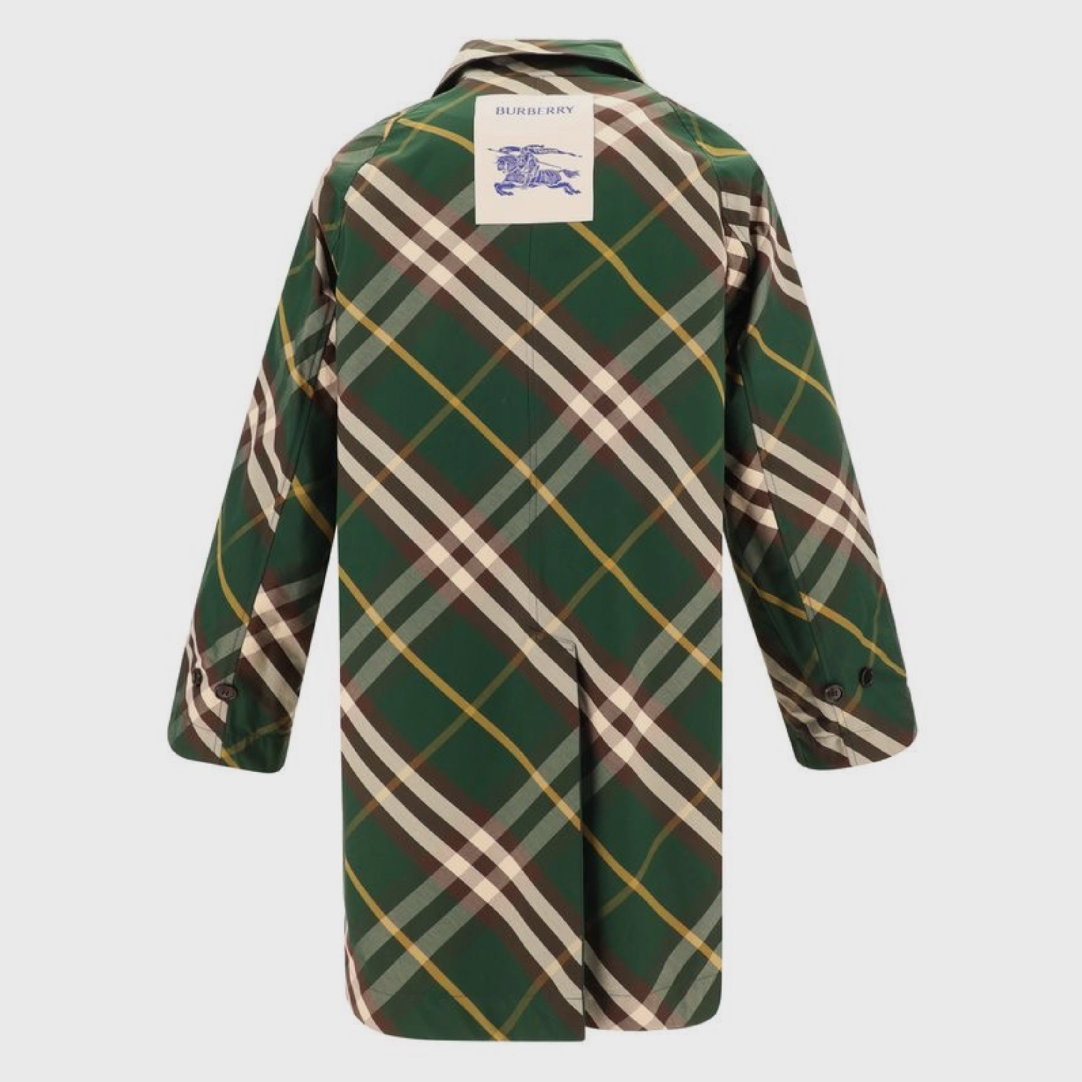 Мъжко луксозно двулицево палто Burberry Men’s Reversible Breasted Midi Coat Burberry 8080655-B8636
