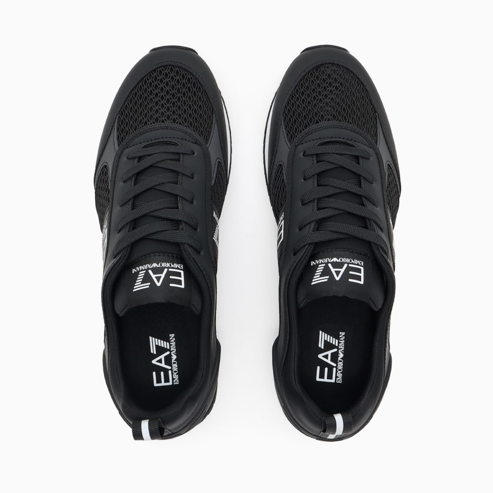 Мъжки черни маратонки EA7 Emporio Armani Men Sneakers 7X000334 AF18610 MC001 Top View