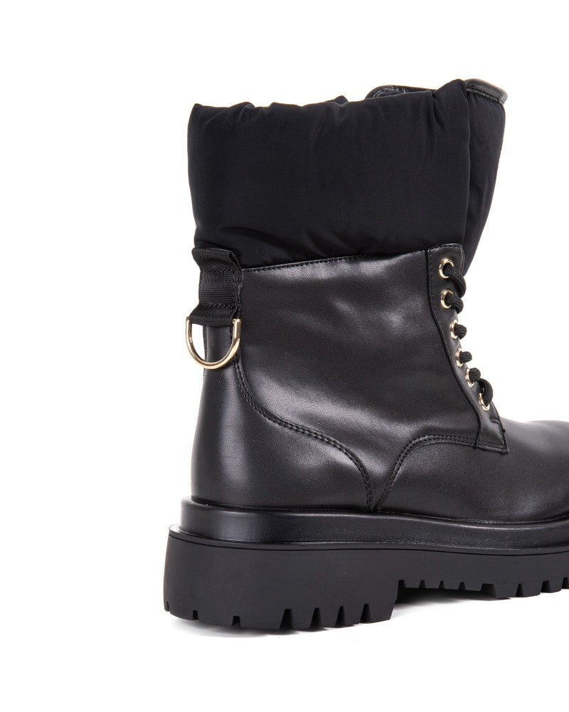 Дамски боти Women’s ankle boots Versace Jeans Couture 75VA3S62ZS870899 Black heel view