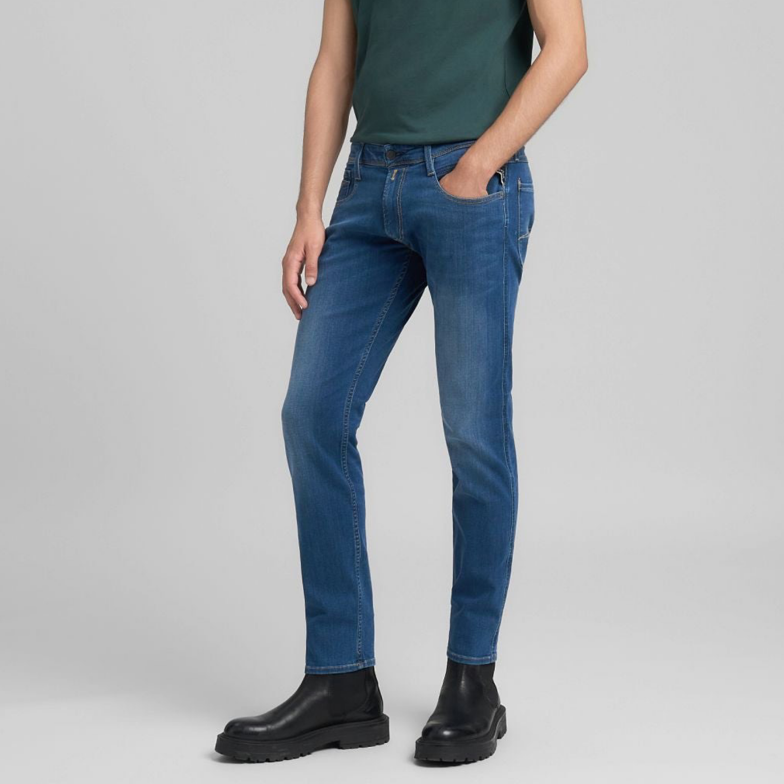 Мъжки дънки Replay Men Jeans M914.000.41AC33-007 Front View