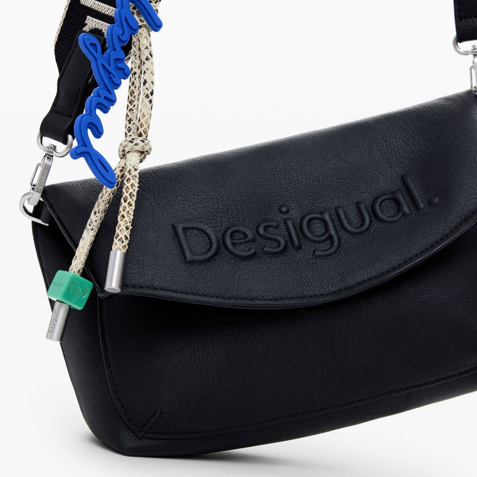 Дамска чанта Women’s handbag with shoulder strap Desigual 25WAXPAL 2000 Black
