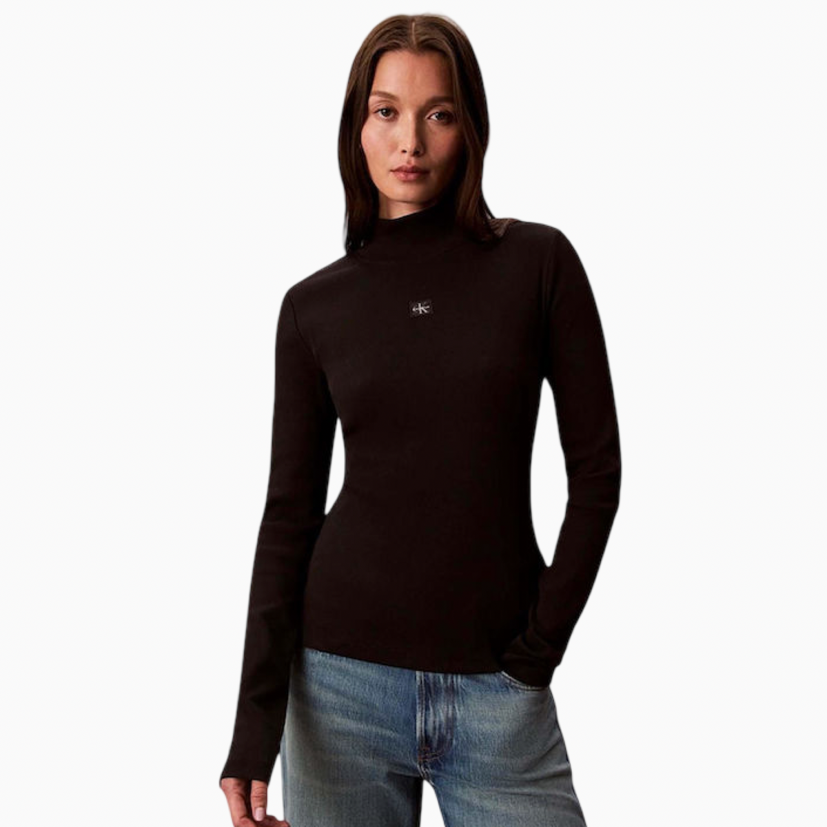 Дамски пуловер Calvin Klein Jeans Women Knitwear LV047D203G UB1 Front View