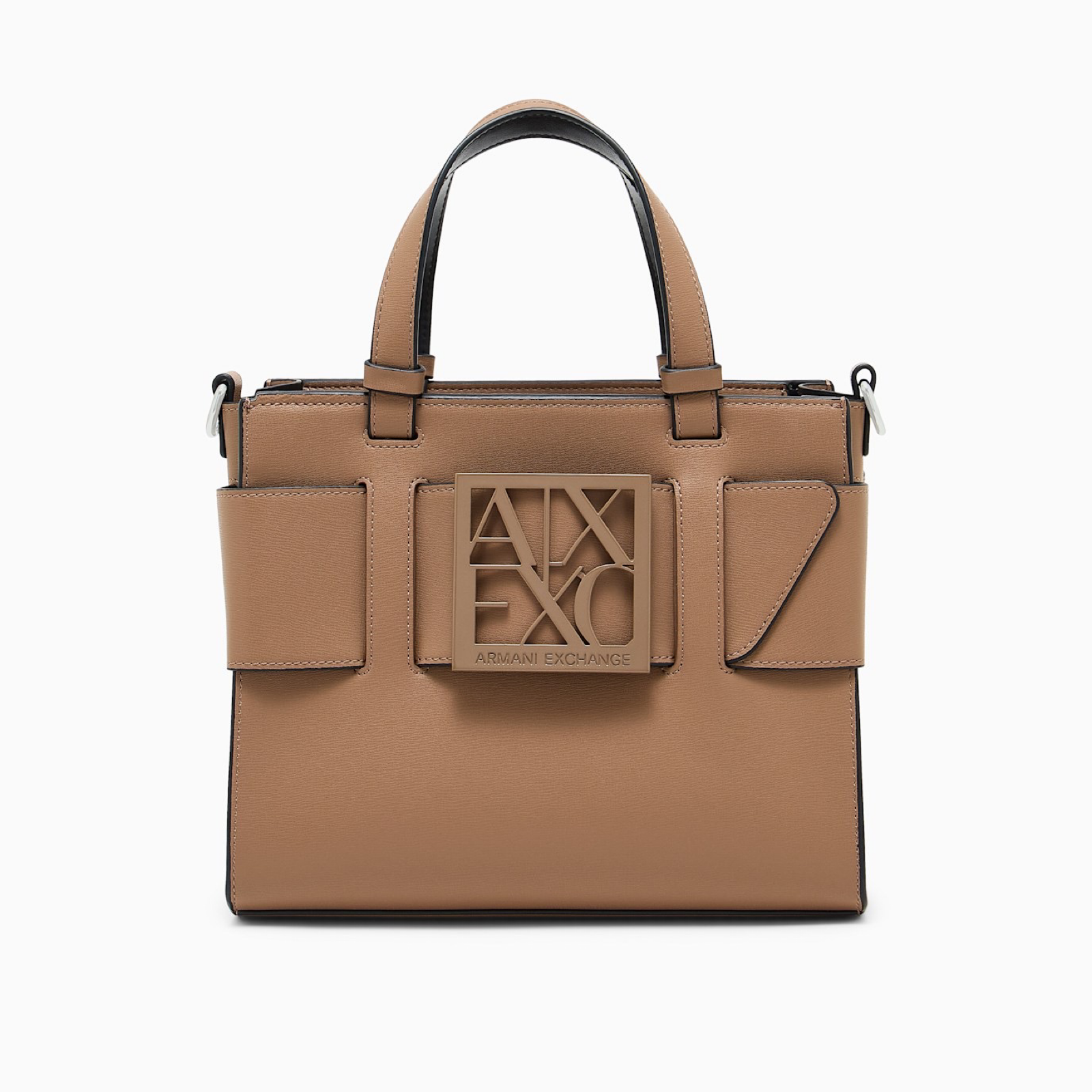 Дамска кафява чанта Armani Exchange Women Handbag 9426900A874 U6186 Front View