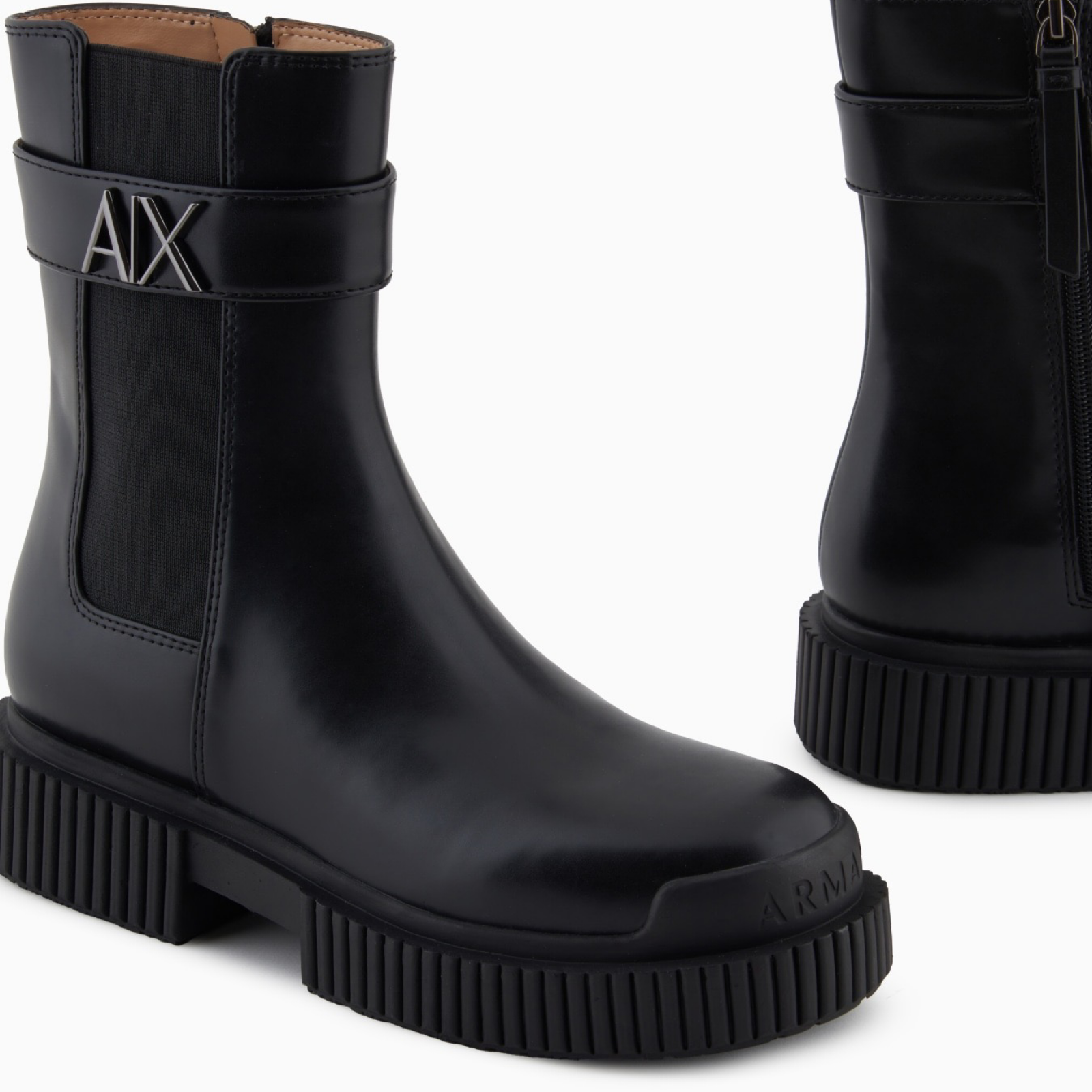 Дамски боти Women’s ankle boots Armani Exchange XW001634 AF17474 UC001 Black