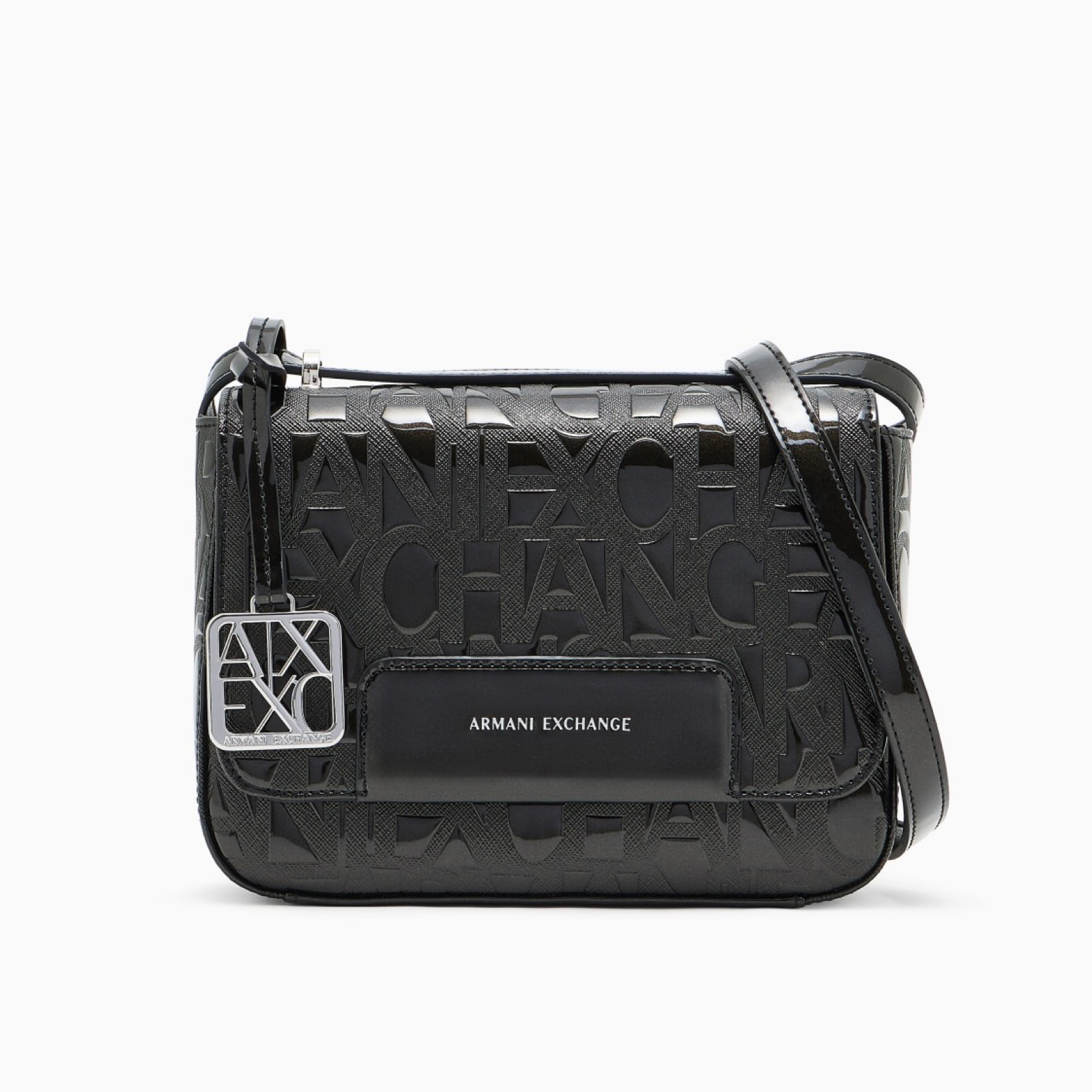 Мъжка черна чанта Armani Exchange Women Crossbody Bag XW001577 AF15774 Front View