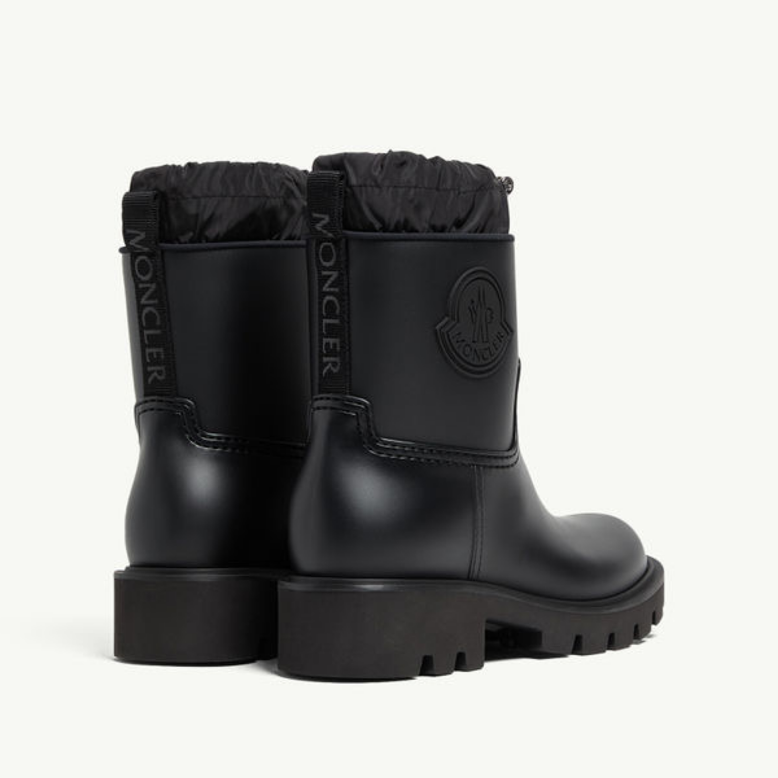 Moncler Kickstream Women Rubber Boots K209B4G00200M4522 Heel View