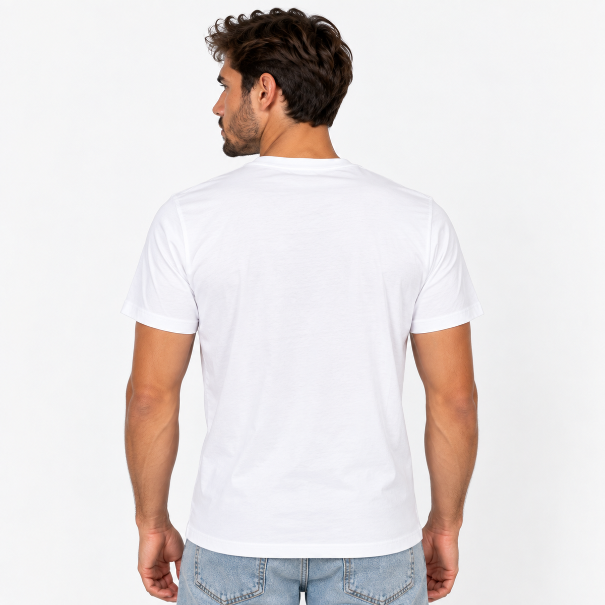 Мъжка тениска Cavalli Class Men T-shirt QXT61MJD060 0005 Back View