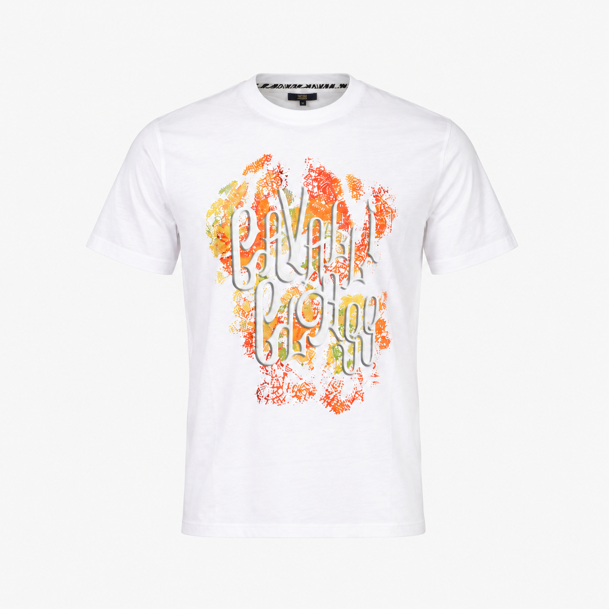 Мъжка тениска Cavalli Class Men T-shirt QXT61MJD060 0005 Front View
