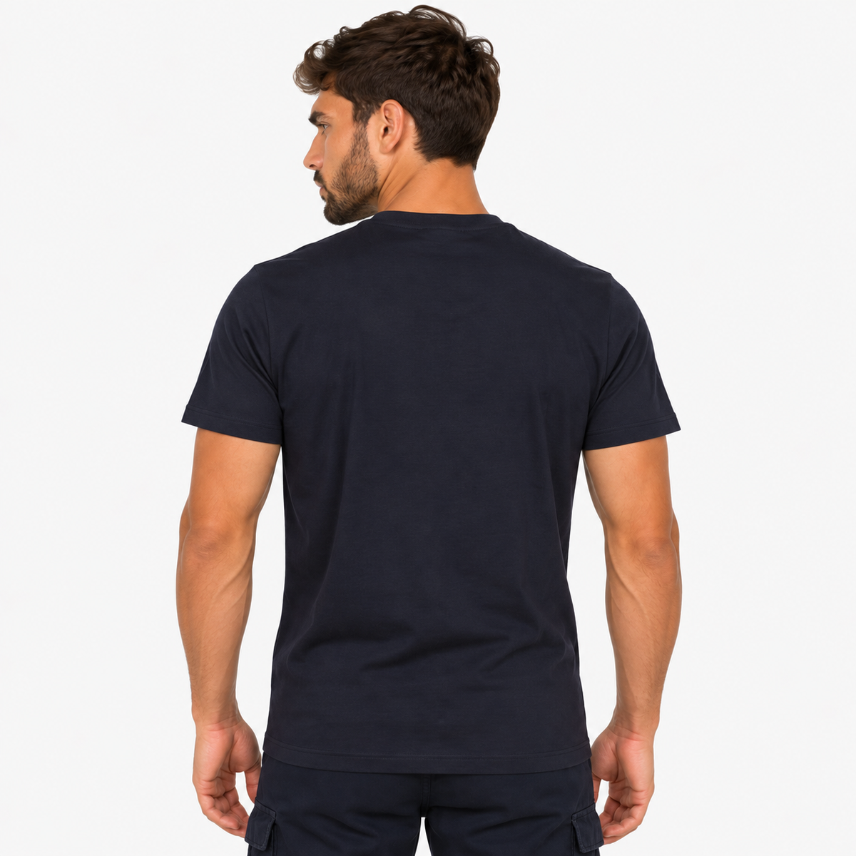 Мъжка тениска Cavalli Class Men T-shirt QXT61WJD060 04926 Back View