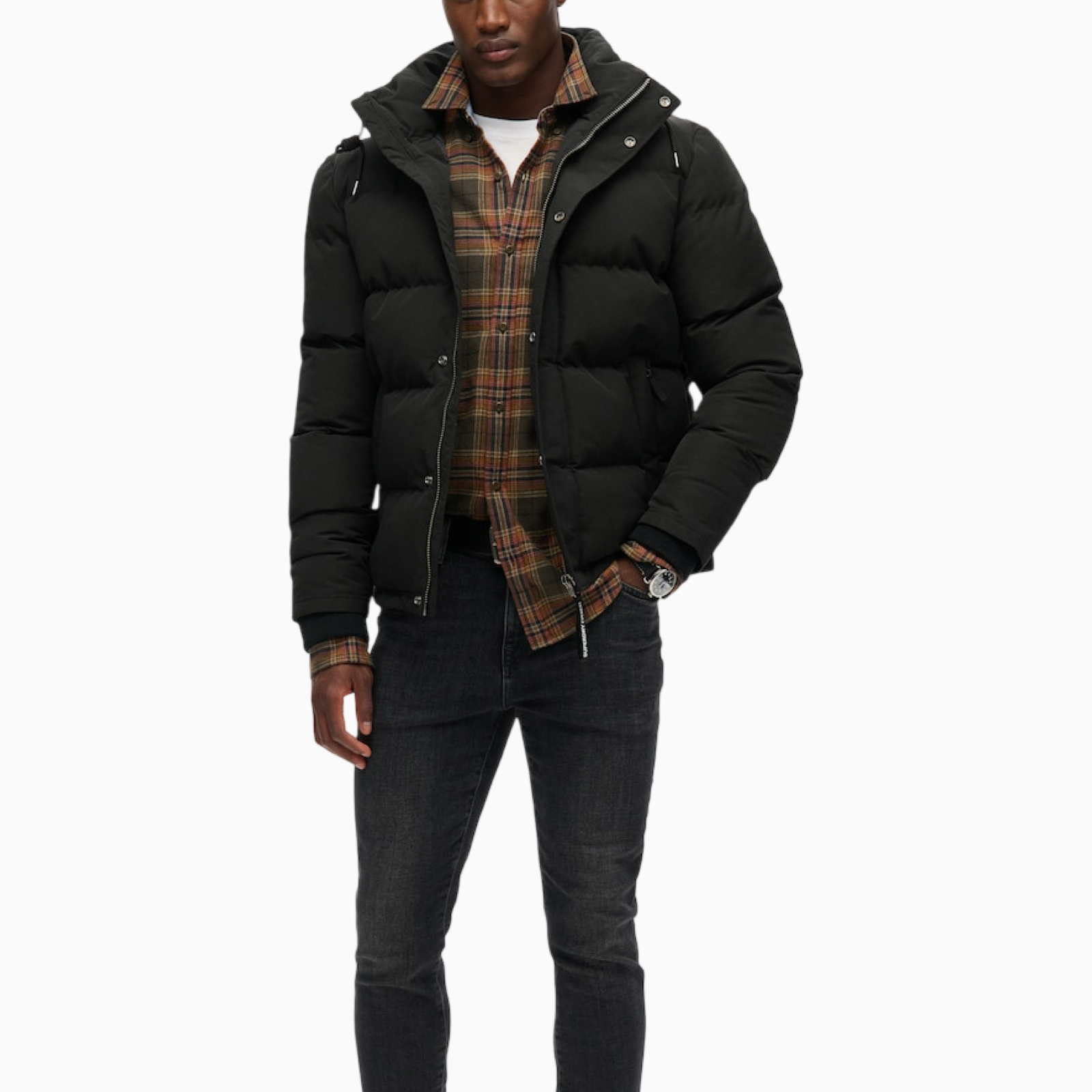 Мъжко зимно яке Superdry Men Jacket M5011743A Front View
