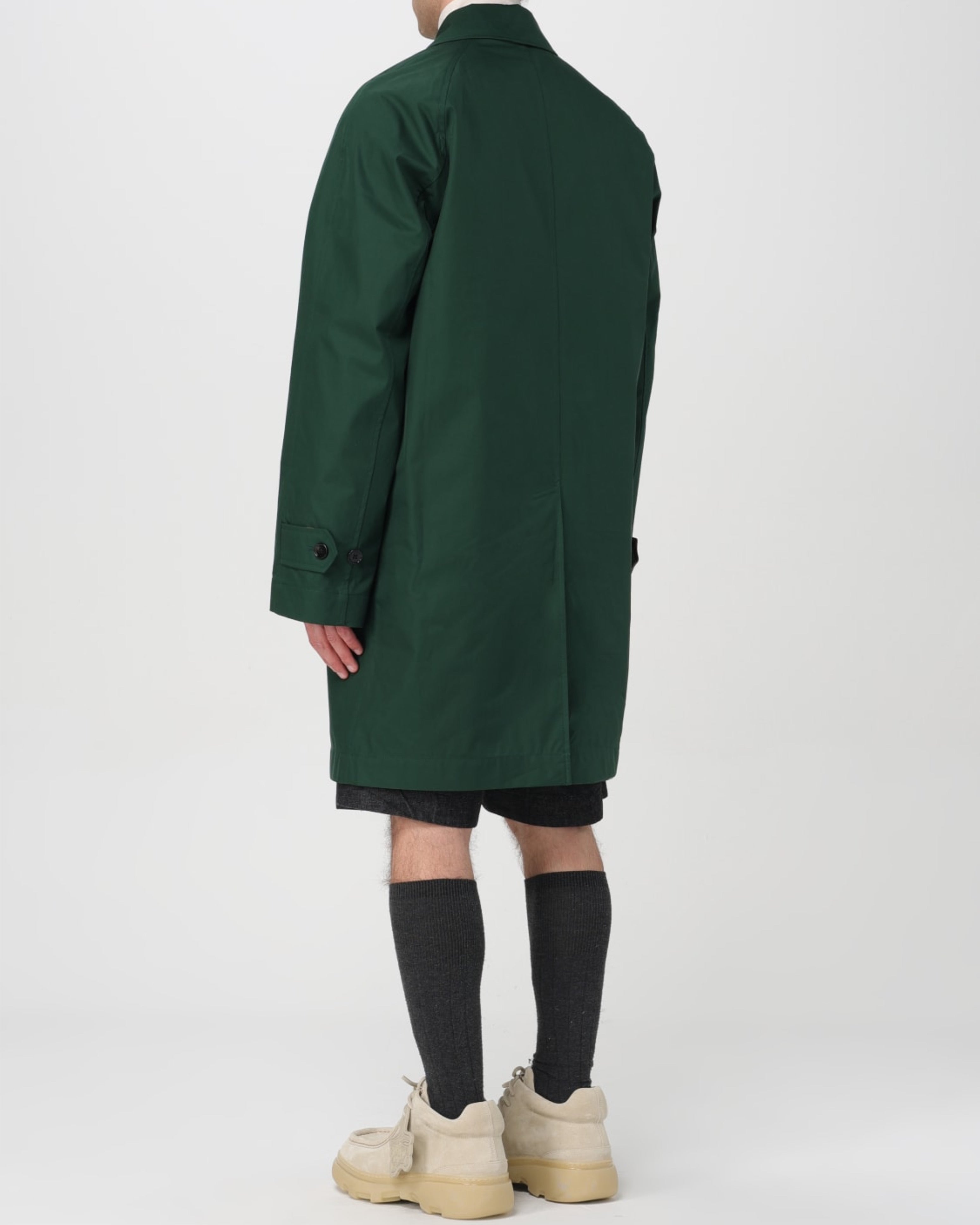 Мъжко луксозно двулицево палто Burberry Men’s Reversible Breasted Midi Coat Burberry 8080655-B8636