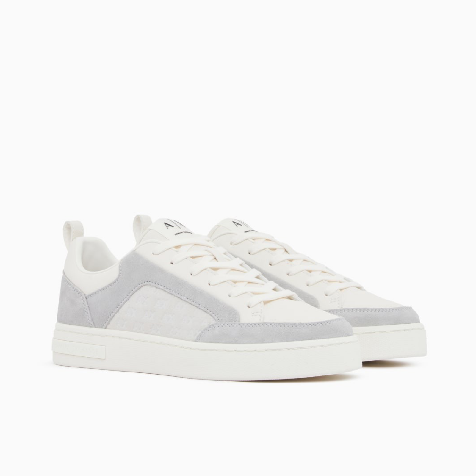 Мъжки бели кецове Armani Exchange Men Sneakers XM003388 AF27475 U0003 Front View