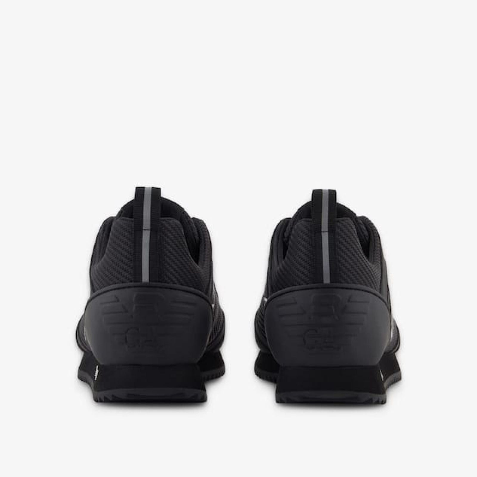 Мъжки черни маратонки EA7 Emporio Armani Men Sneakers 7X000337 AF18613 Heel View